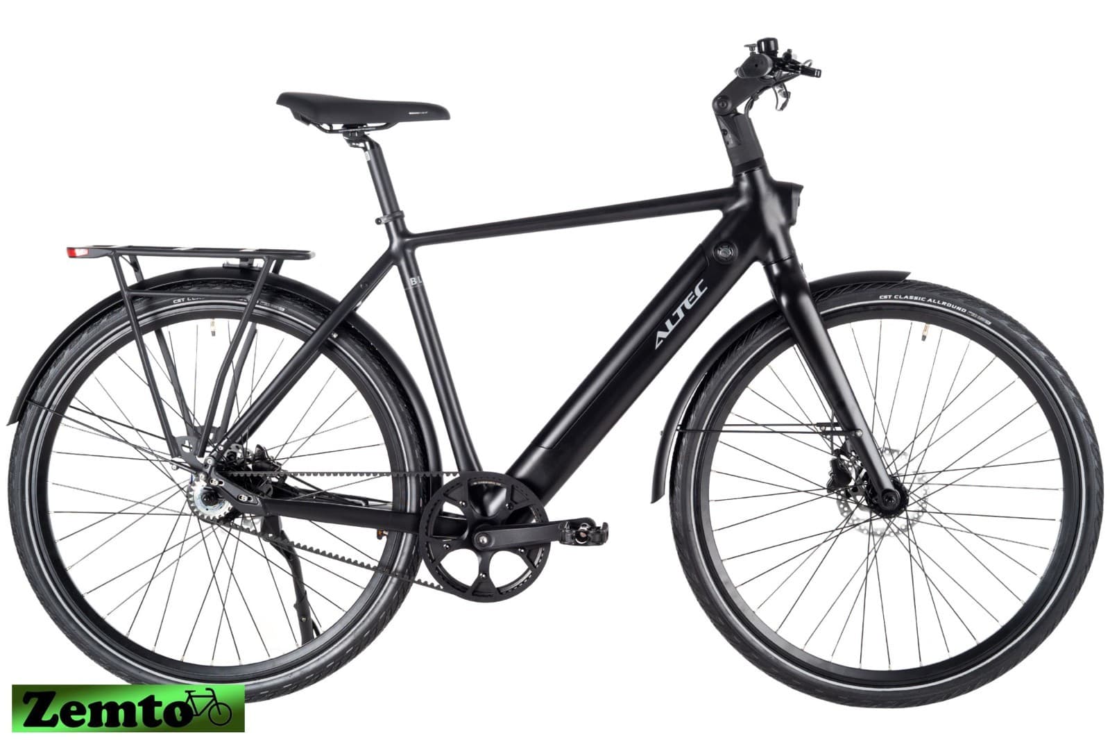 Herren Elektrofahrrad Blitz, Riemenantrieb, Hydr. Bremsen, 7 Gang, schwarz