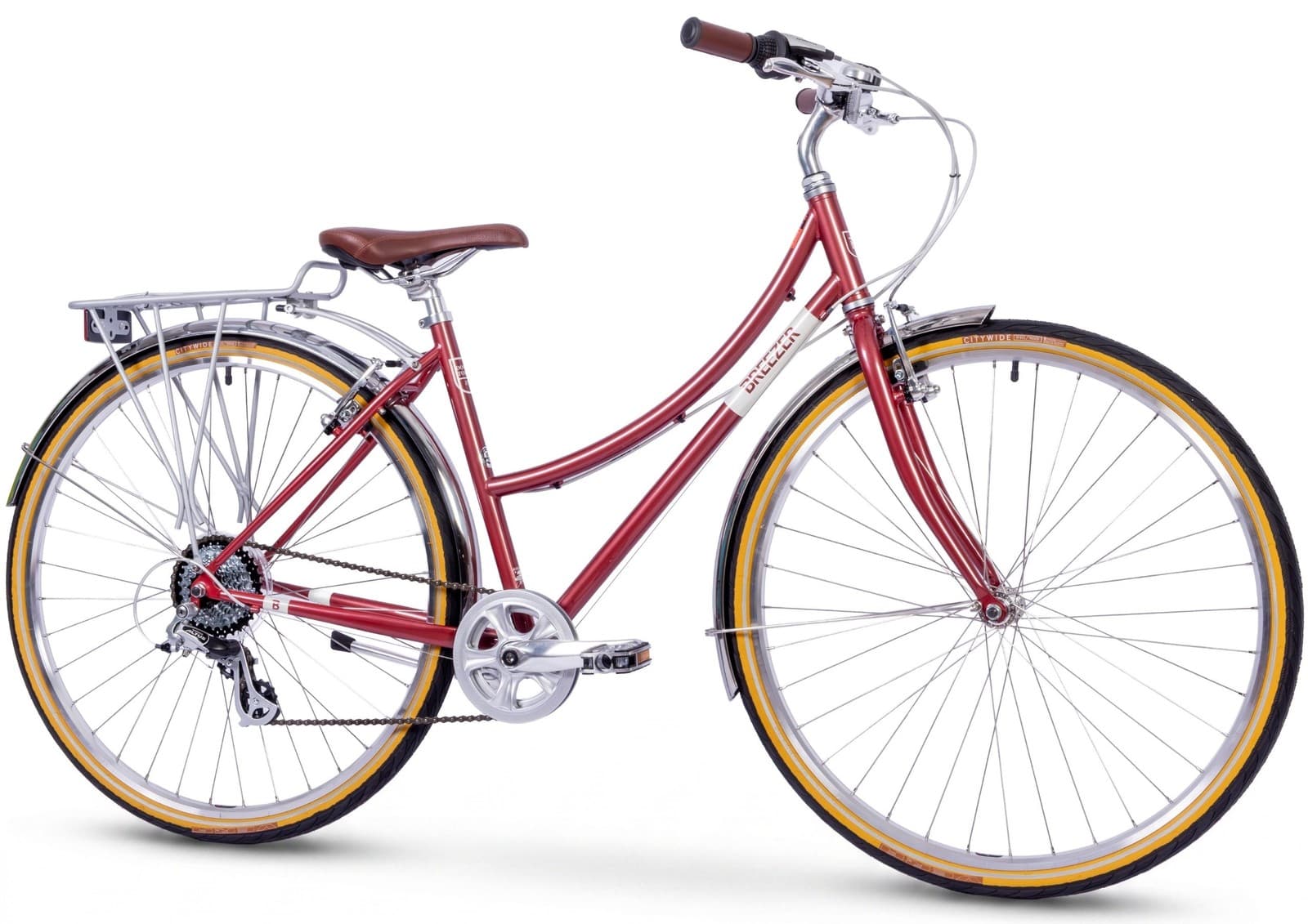 Breezer Downtown EX ST 28 Zoll Retro Citybike Damen Herren Shimano Gepäckträger
