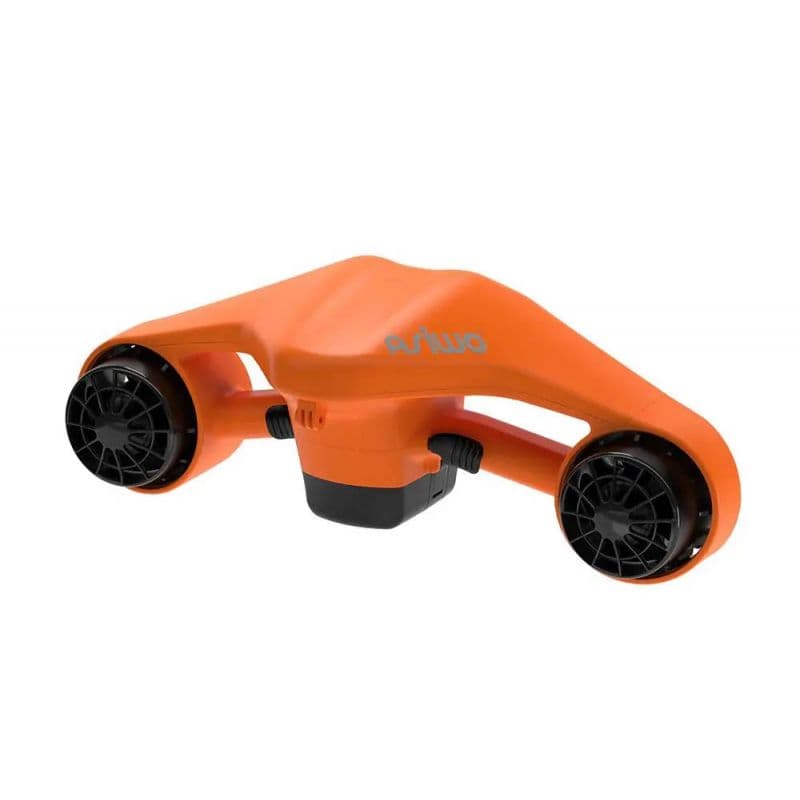 Propulseur sous-marin Seascooter Double moteur Poussée 9 kg Résistance à l'eau 30M Booster Plongée Orange