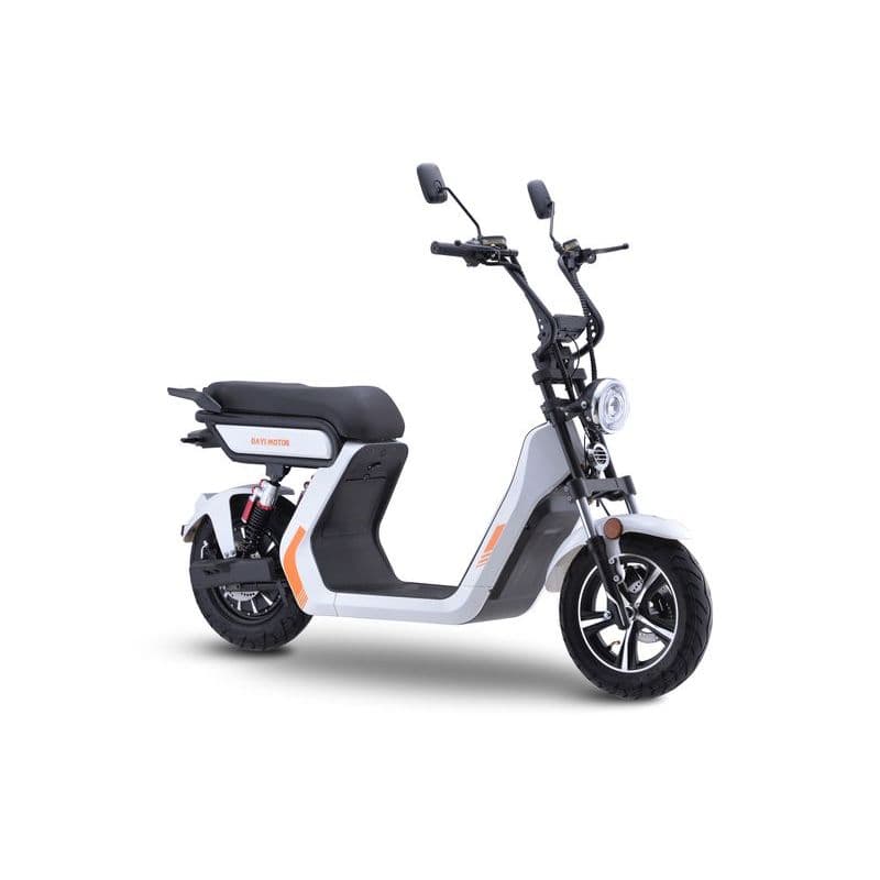 Scooter électrique E-BALDUR MAX 3000W autonomie160 KM 2x 60V 30Ah • Autonomie donnée constructeur 160 km Blanc