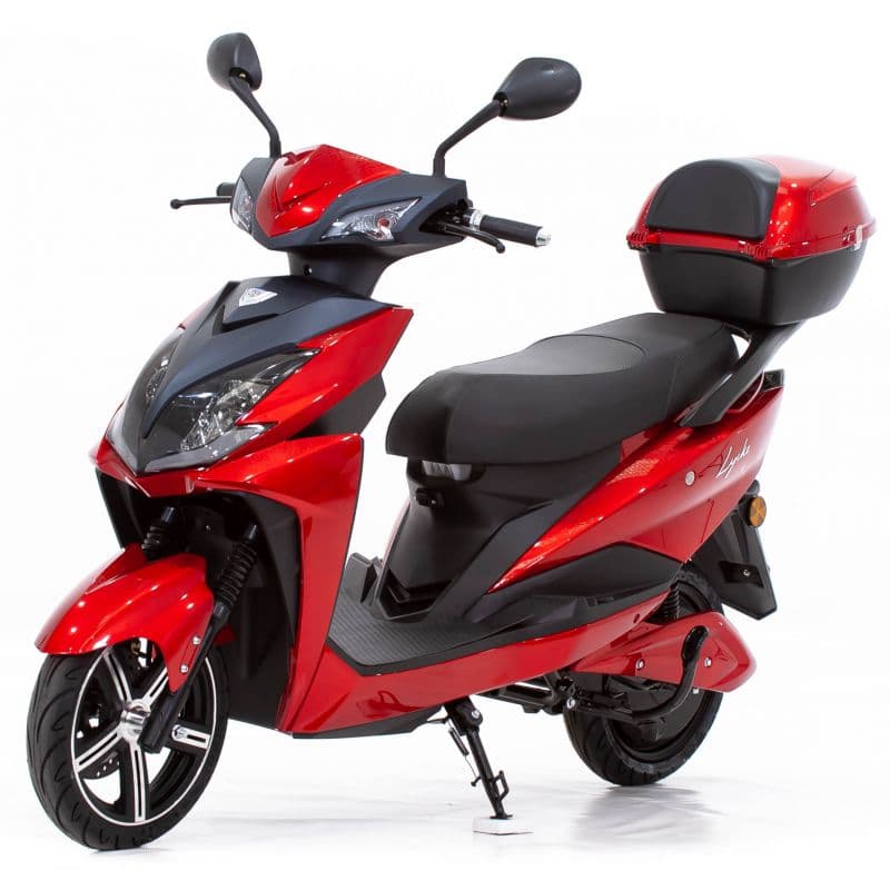 Scooter électrique Lycke Puissant 2400W Rouge x2