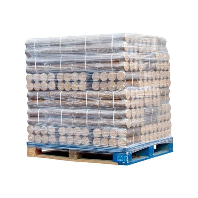 1000 kg de bûches compressées de jour, bois densifié pour poêle à bois ou cheminée