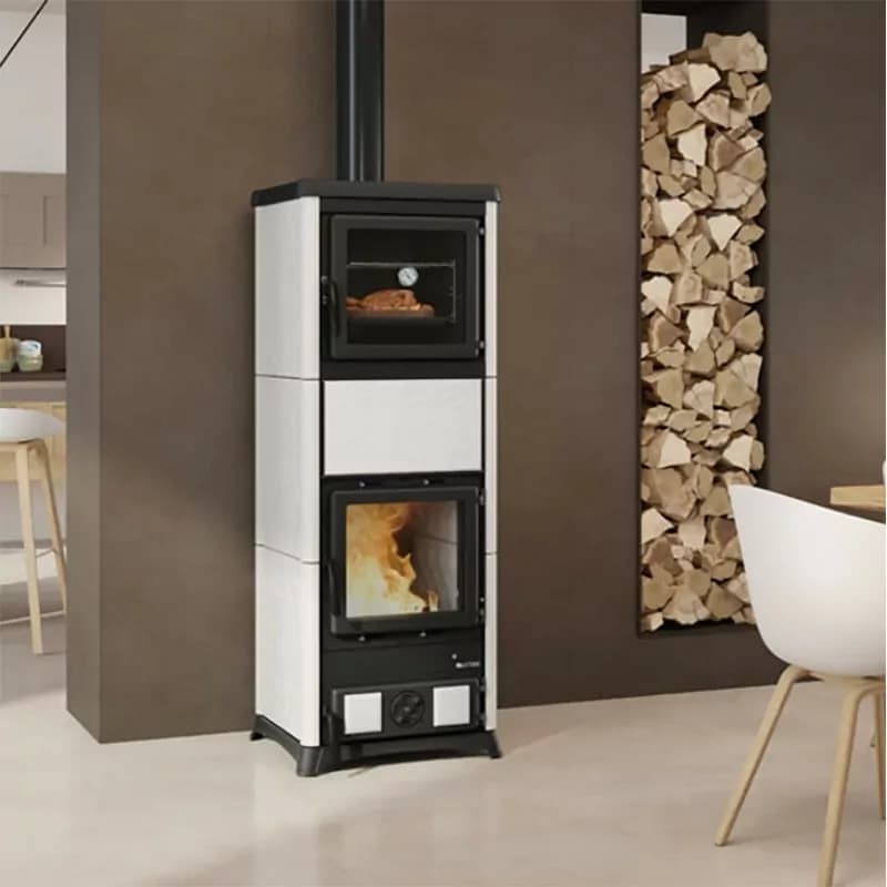 Poêle à bois avec four Nova Forno - 11,8 Kw