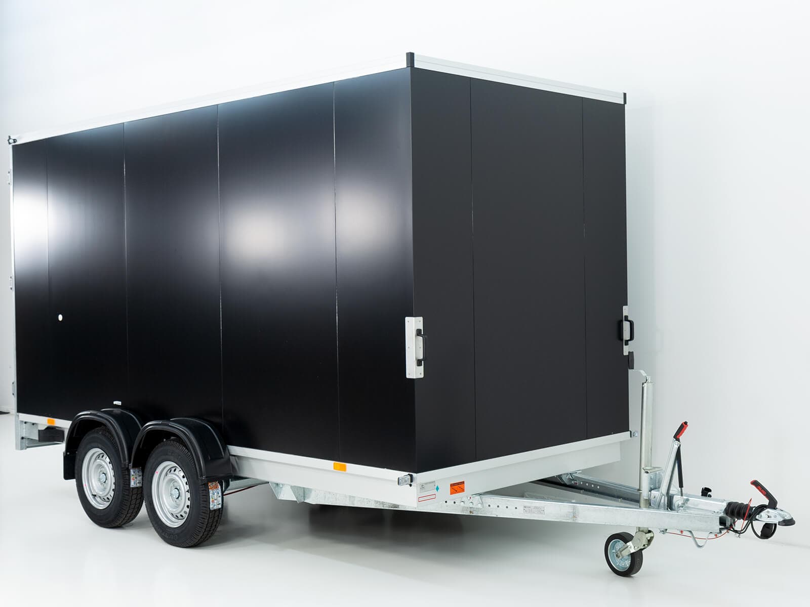 Vezeko Kofferanhänger 204x405cm H:205cm 2,7t | Schwarz-Neu