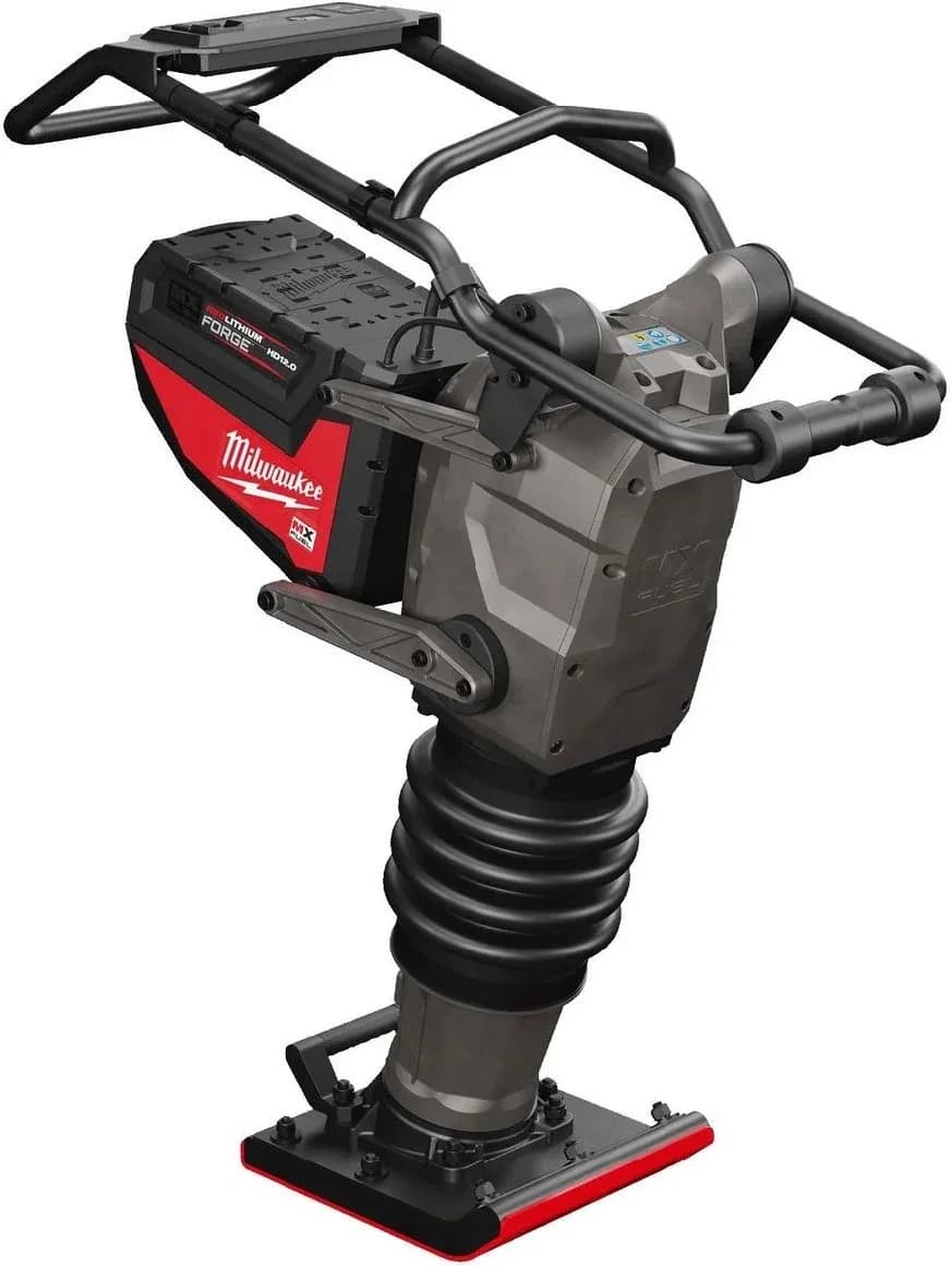 Akku-Vibrationsstampfer Milwaukee MXF RAM60-122 - inkl. 2x 12Ah Akku und 1x Ladegerät