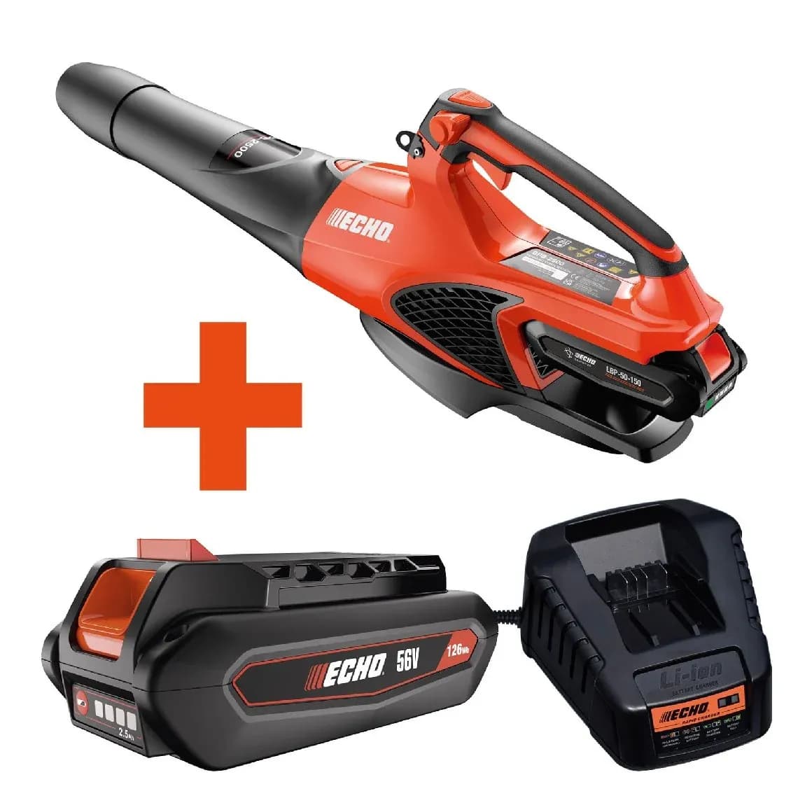Akku-LaubblÀser ECHO DPB-2500 Set inkl. 1x 2,5Ah Akku und SchnellladegerÀt