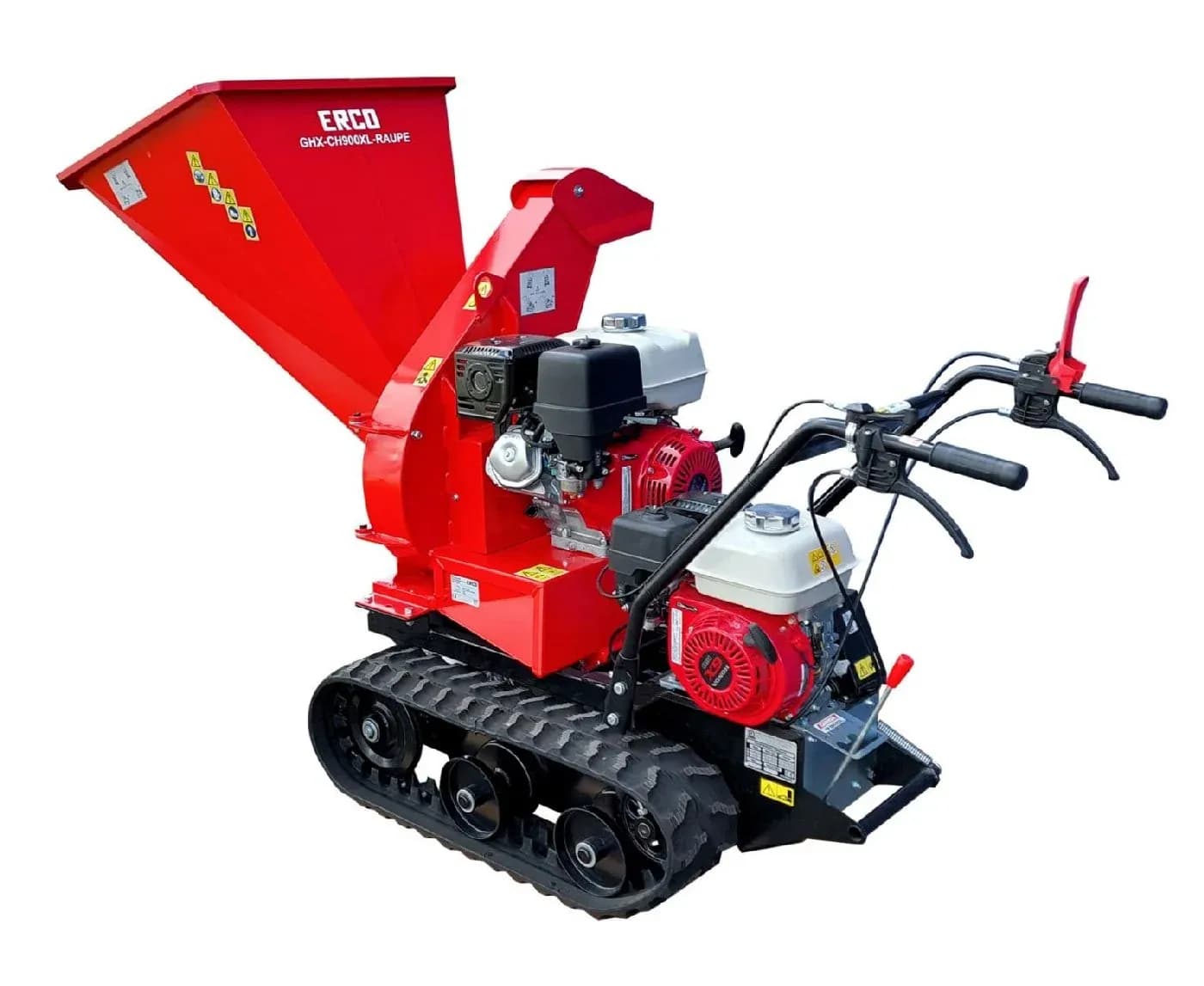 Benzin-Häcksler ERCO GHX-CH900XL mit Raupenantrieb