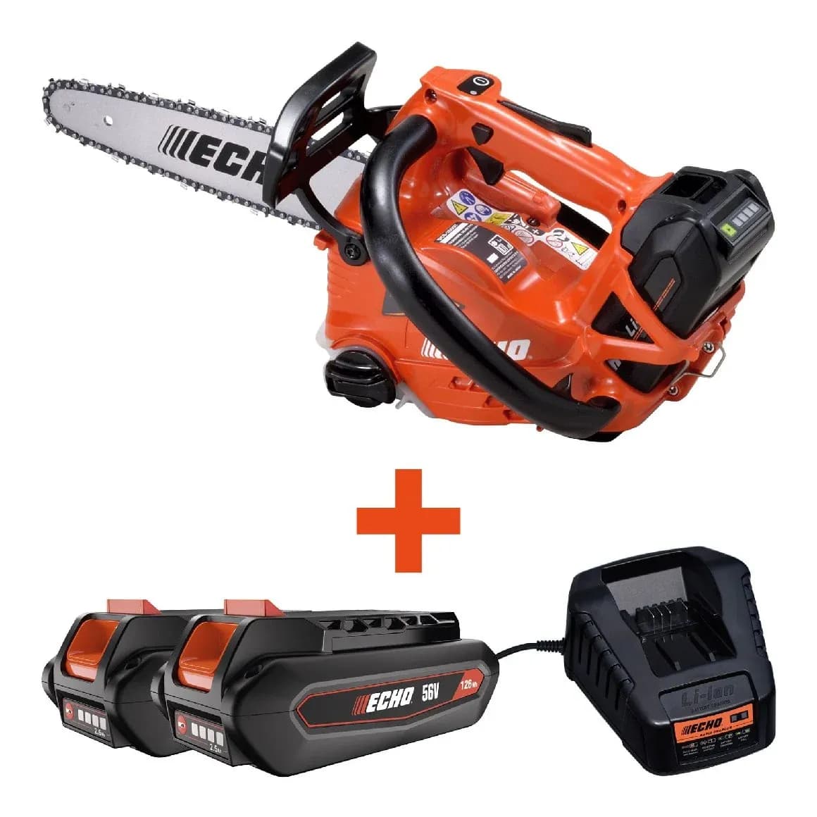 Akku-MotorsÀge ECHO DCS-2500T Set - inkl. 2x 2,5Ah Akku und SchnellladegerÀt