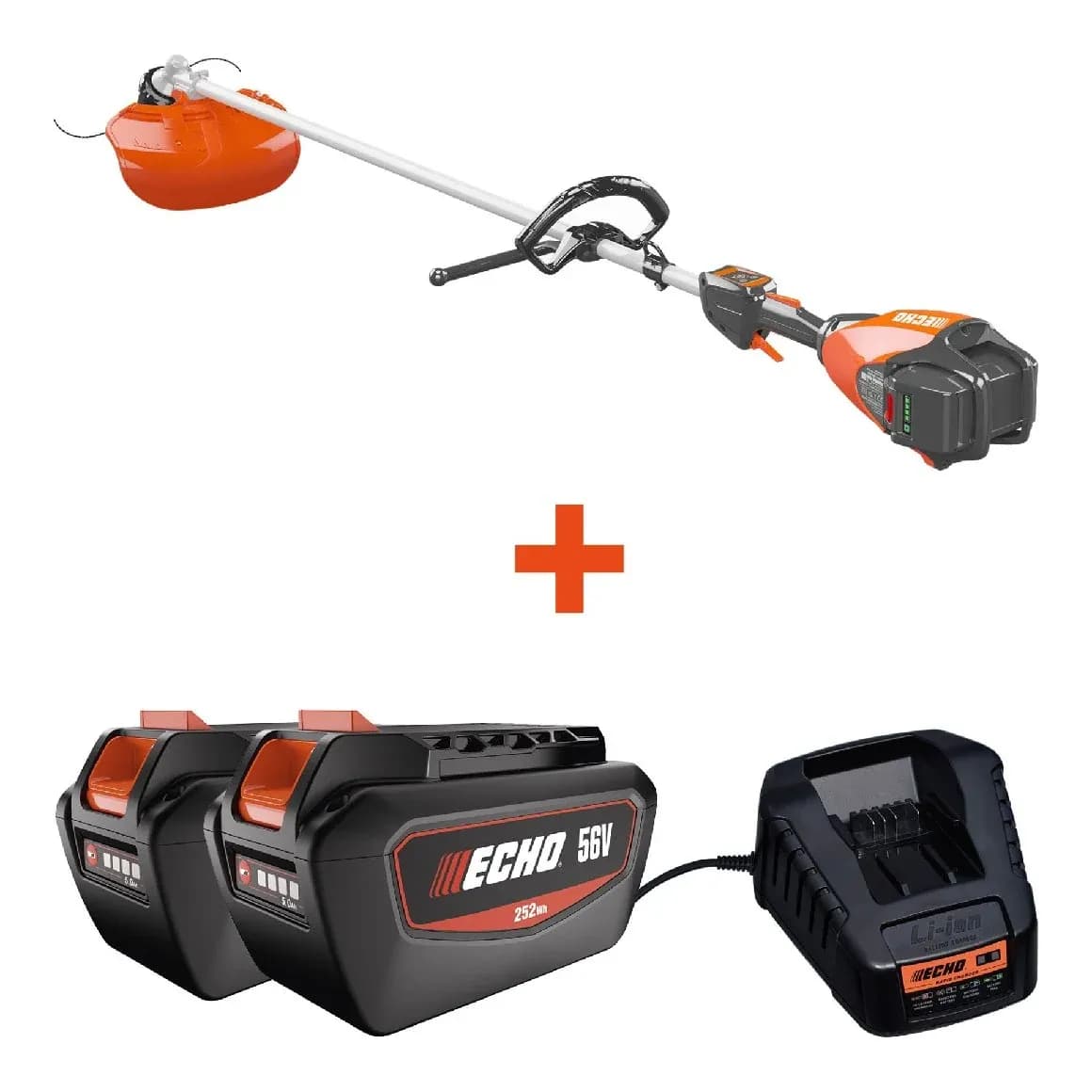 Akku-Motorsense ECHO DSRM-2600L Set - inkl. 2x 5Ah Akku und Schnellladegerät