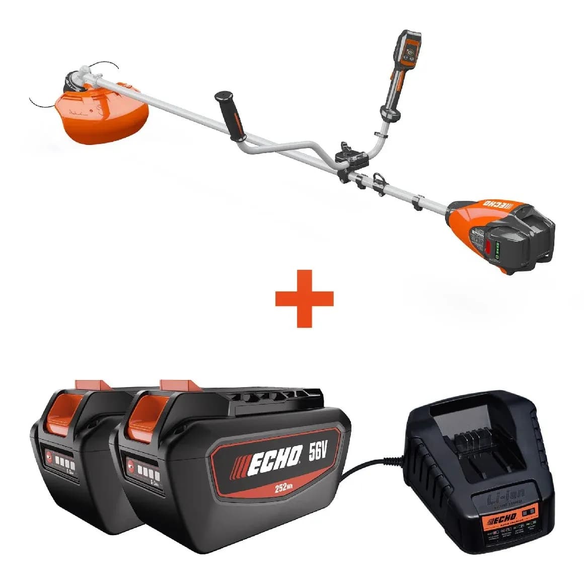 Akku-Motorsense ECHO DSRM-2600U Set - inkl. 2x 5Ah Akku und Schnellladegerät