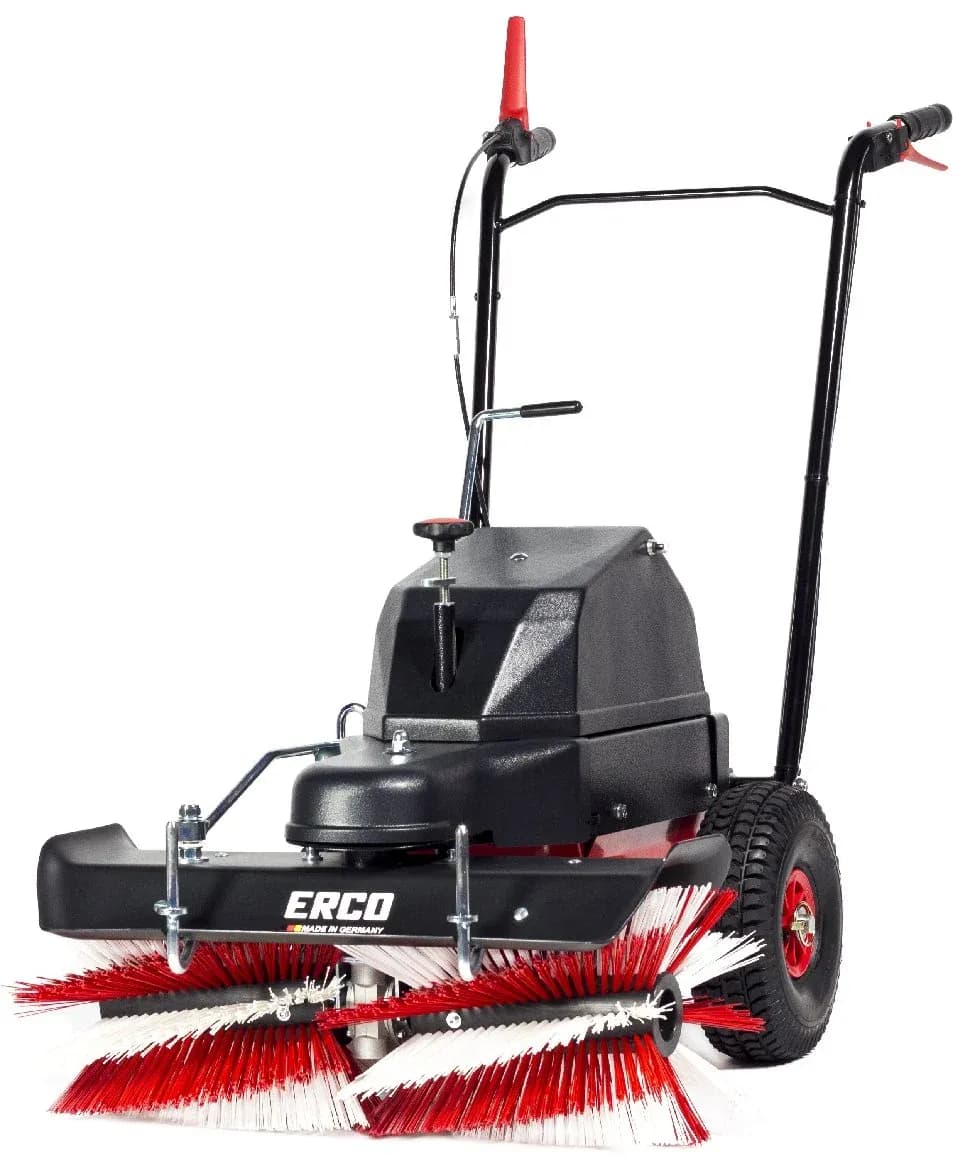 Handgeführte Akku-Kehrmaschine ERCO EKM-725EA - inkl. Akku und Ladegerät
