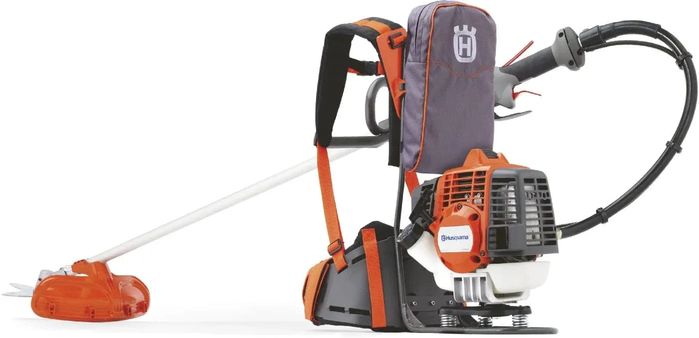 Rückentragbare Profi Benzin Motorsense Husqvarna 553RBX