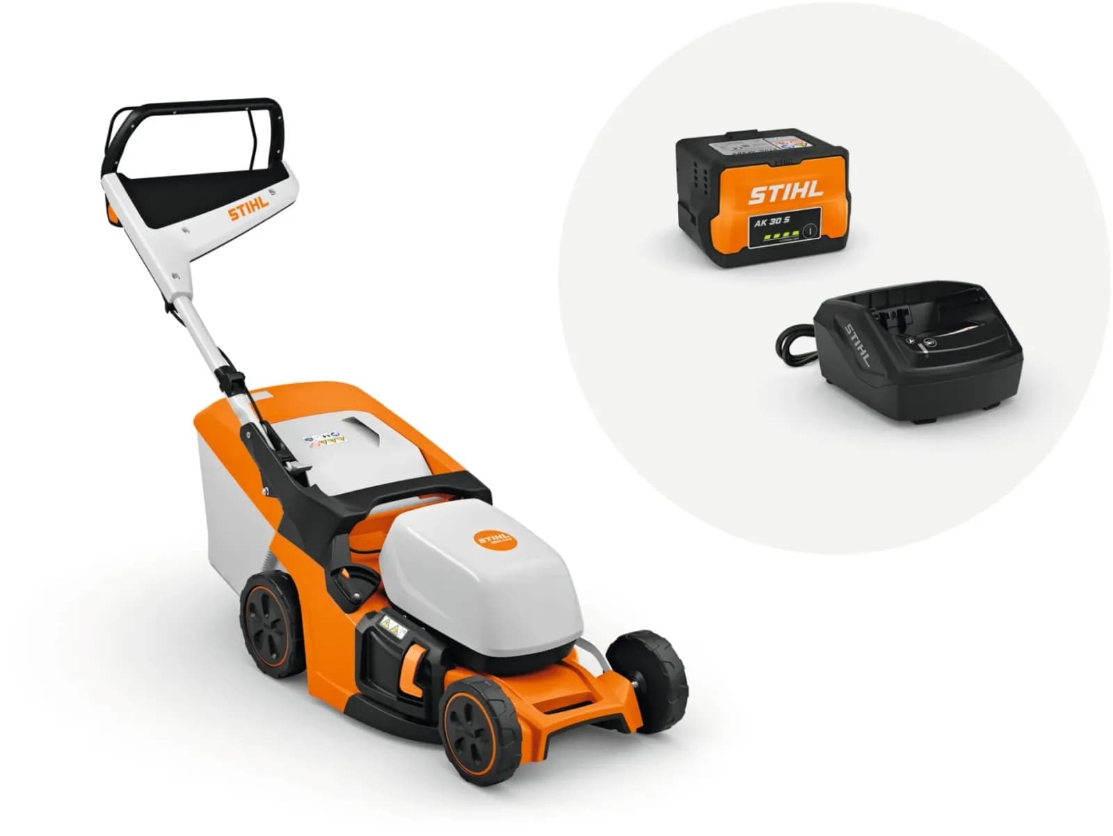Akku-Rasenmäher STIHL RMA 443 Set AK 30 S + AL 101