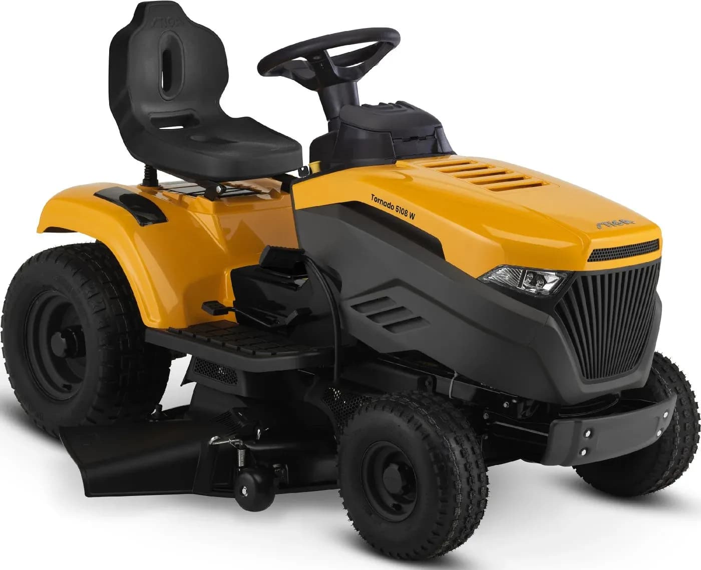 Rasentraktor Stiga Tornado 5108 W mit Mulchkit, Anhängekupplung und Batterieladegerät