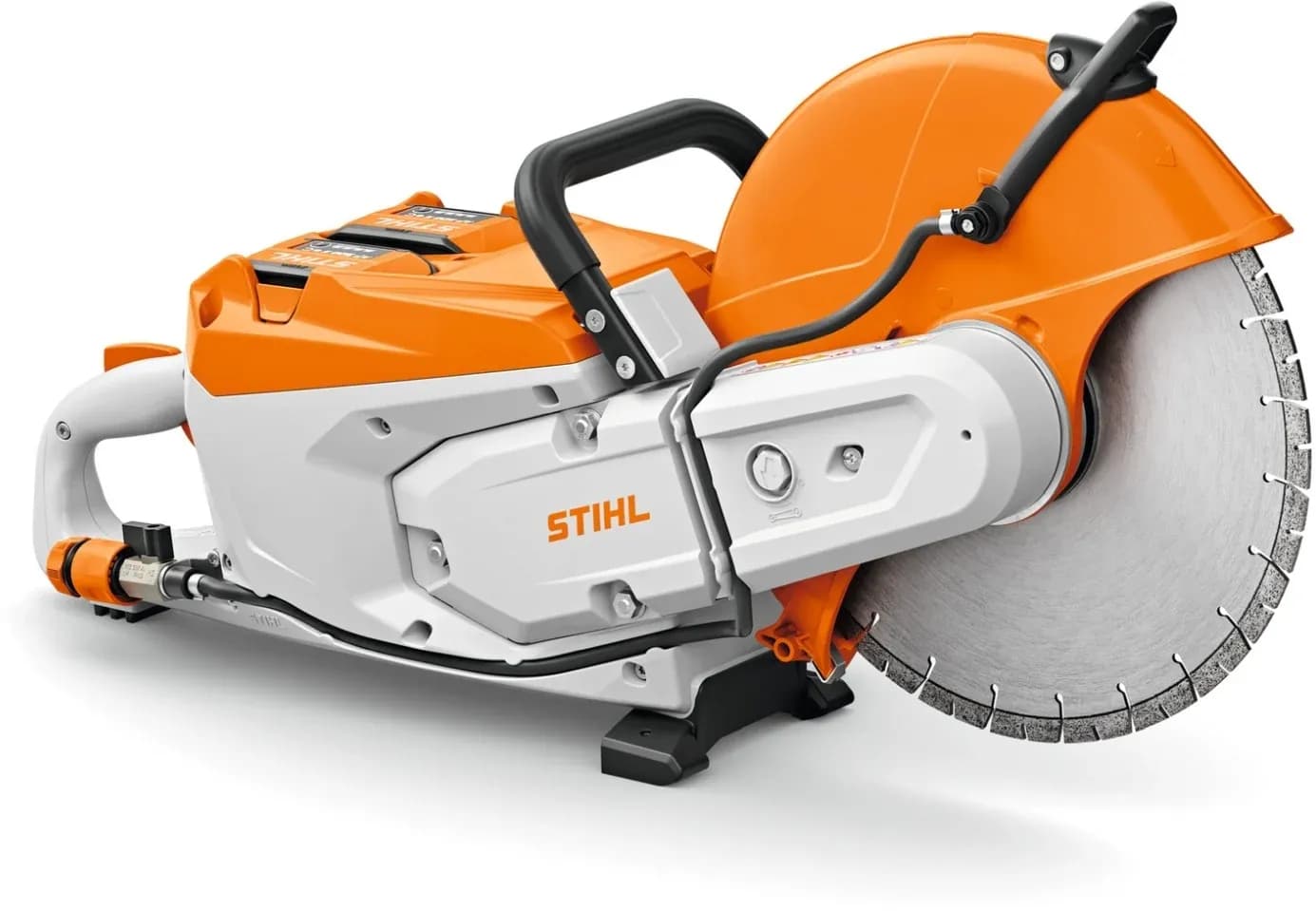 Akku-Trennschleifer STIHL TSA 500 B mit 350 mm Kunstharz-Trennscheibe fĂŒr Baustahl