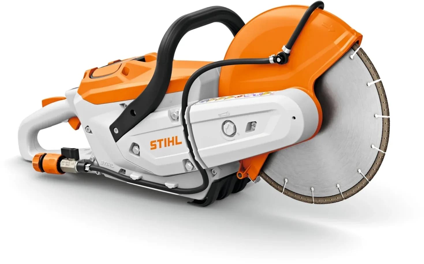 Akku-Trennschleifer STIHL TSA 300 Rescue mit 300 mm Diamant-Trennscheibe D-R80