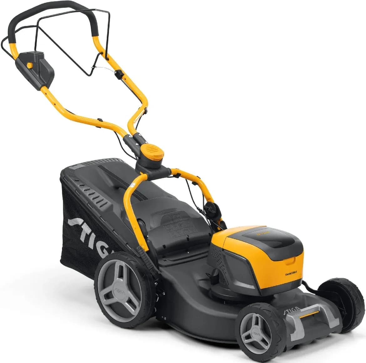 Akku-Rasenmäher mit Radantrieb Stiga Combi 548e S Kit mit 5 Ah Akku und Ladegerät