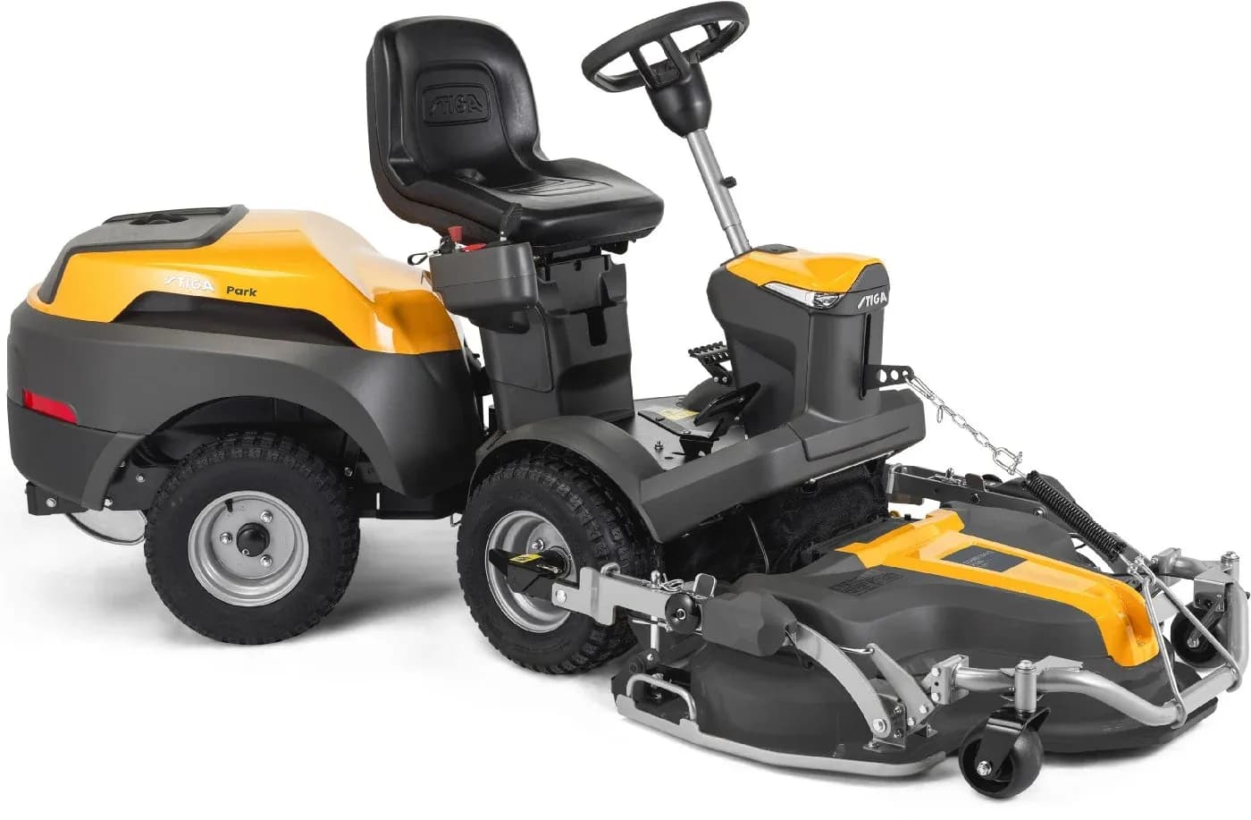 FrontmÀher Stiga Park 500 WX mit MÀhdeck Combi Pro 110 Q Plus