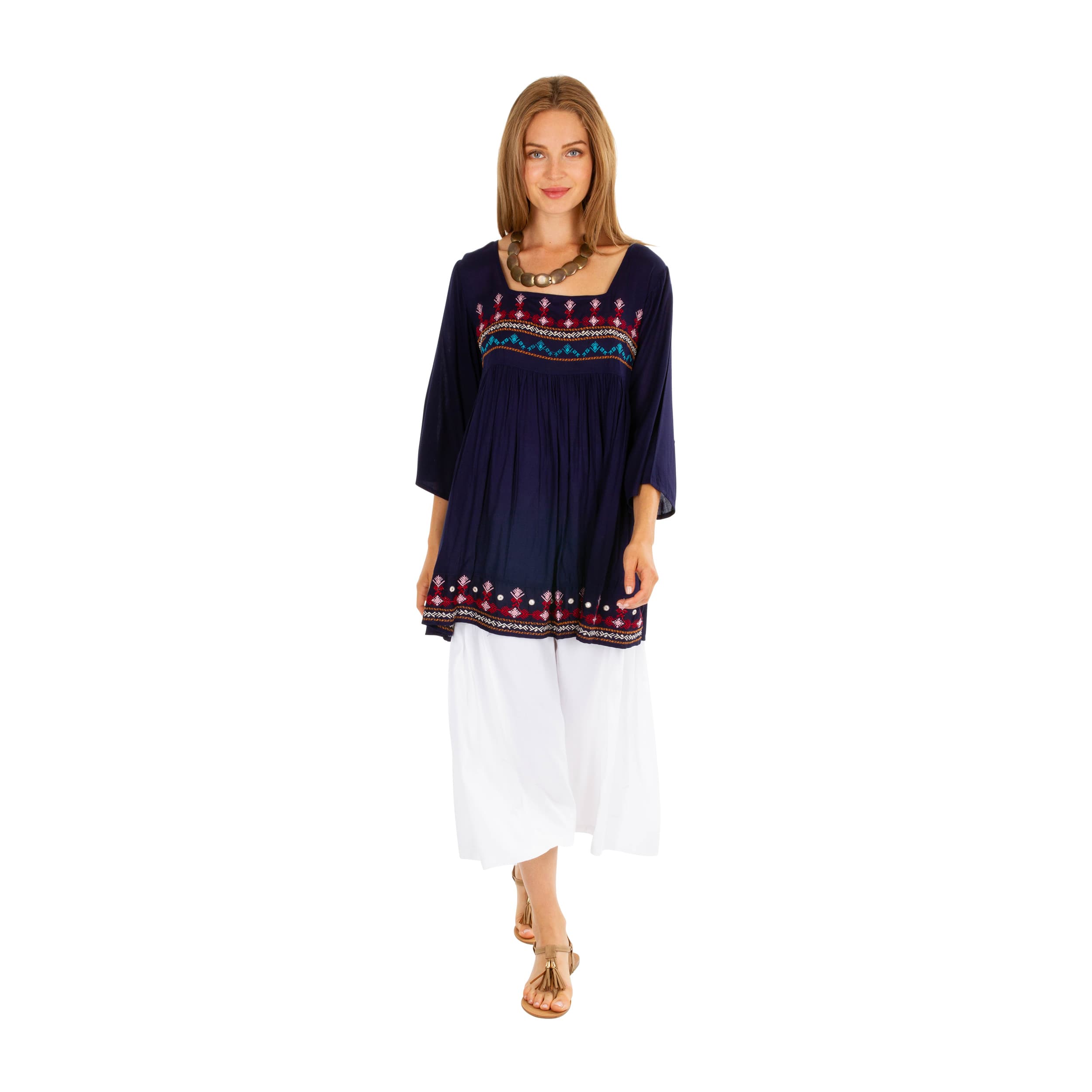 Tunique été Roar - 100% rayonne - bleu marine - Akoustik Online