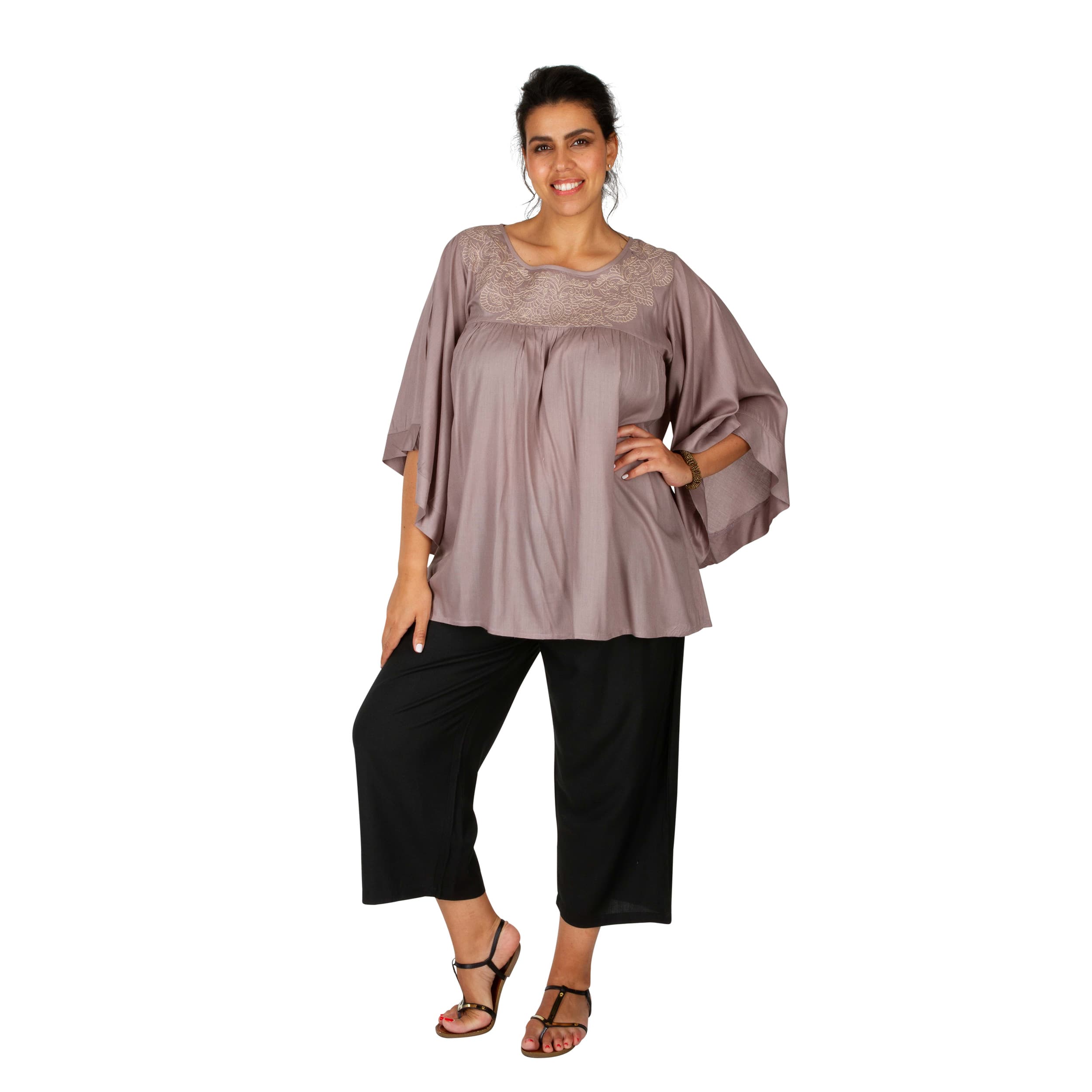 Tunique été Rayna - 100% rayonne - rose - Akoustik Online
