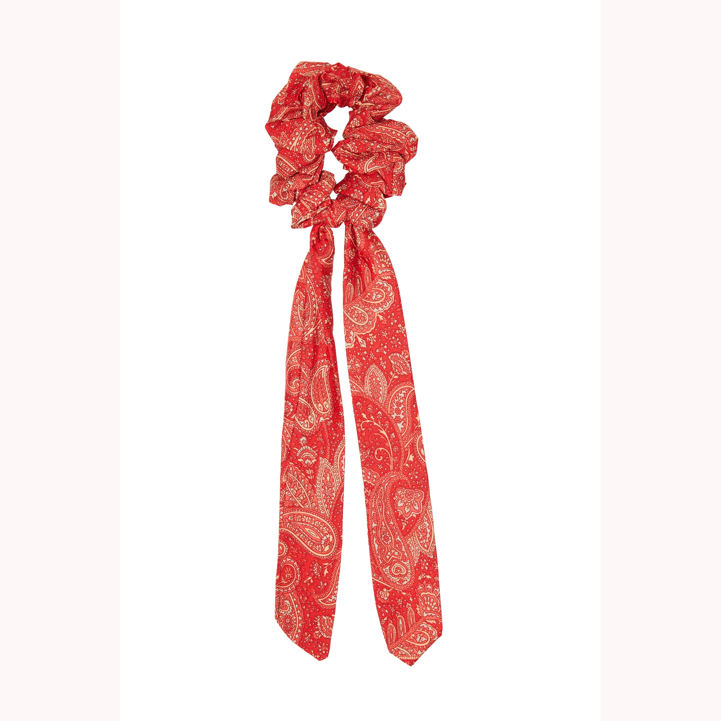 Chouchou été Suzanna - 100% polyester - rouge, creme - Akoustik Online