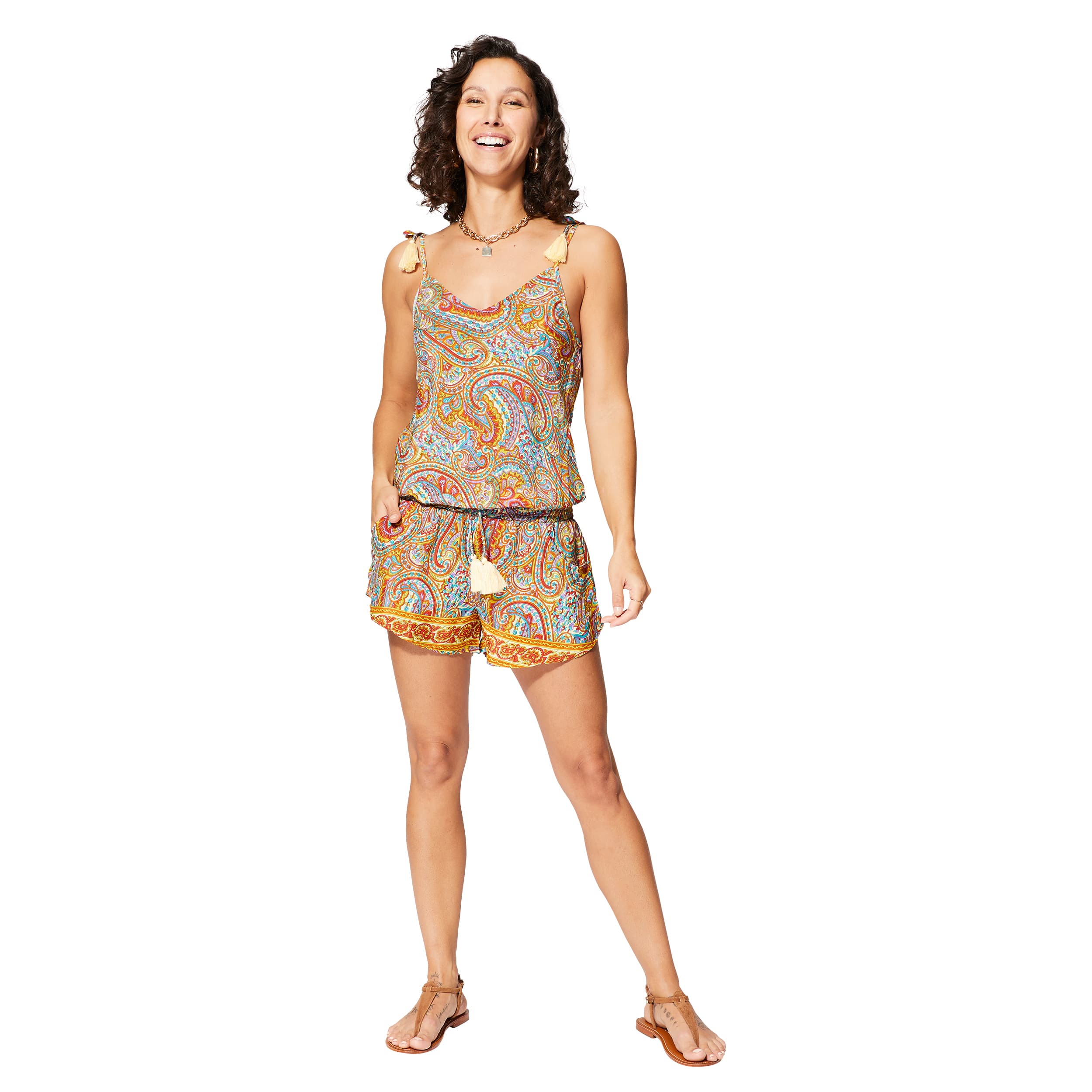 Combishort été courte Christabelle - 100% polyester - Akoustik Online