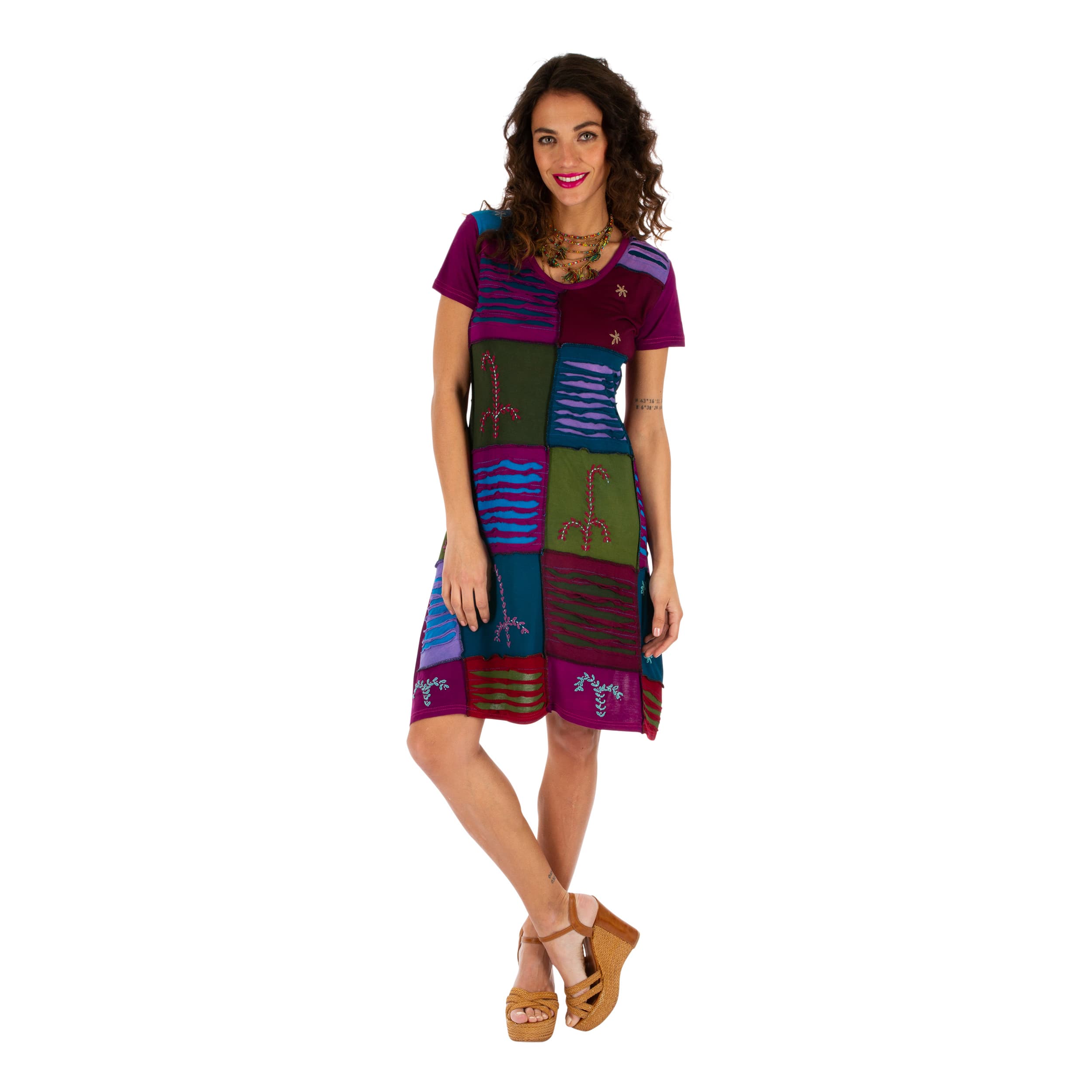 Robe été Kyran - 100% coton - multicolore - Akoustik Online