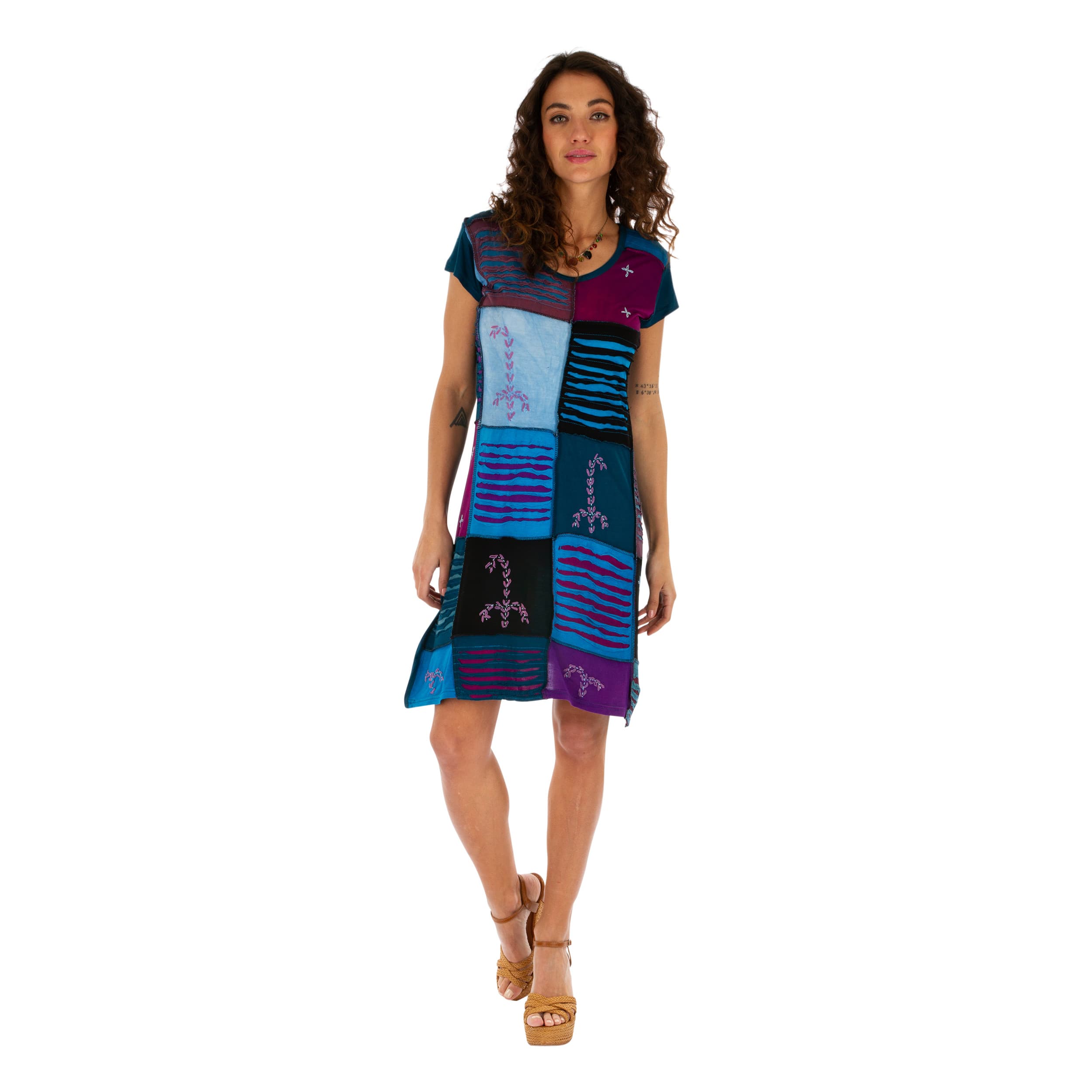 Robe été Feodor - 100% coton - multicolore - Akoustik Online