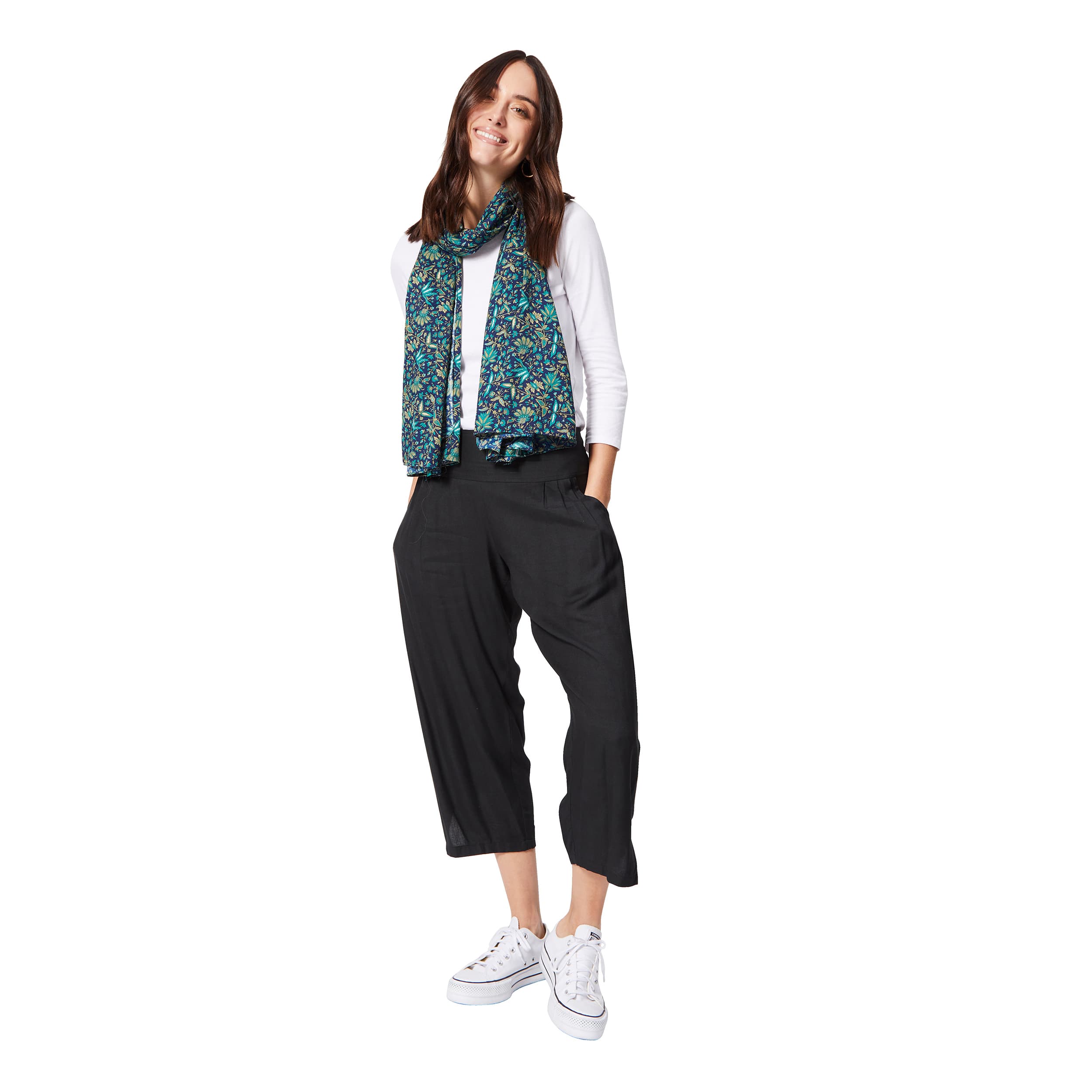 Foulard été Dominique - 100% polyester - Akoustik Online