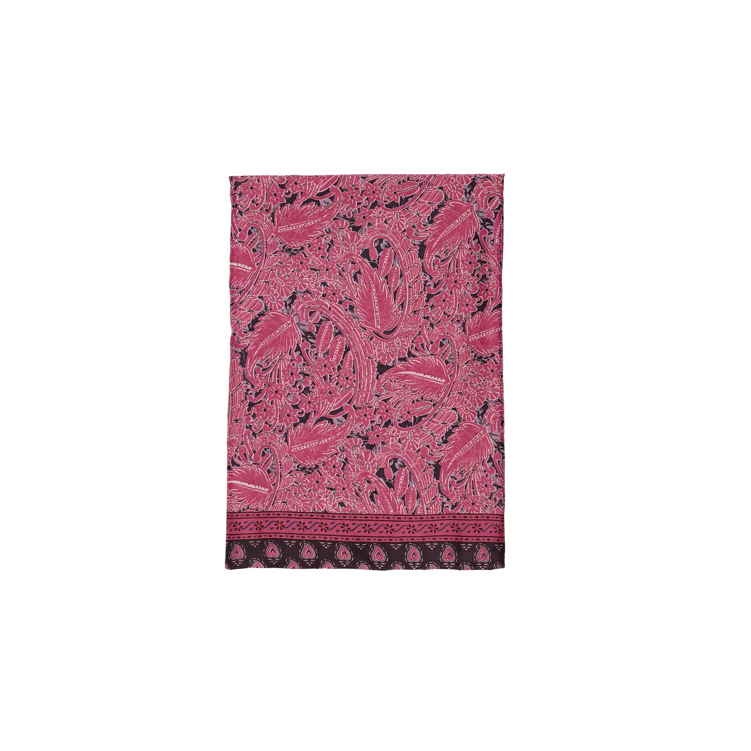 Foulard été Shanna - 100% polyester - rose, violet - Akoustik Online
