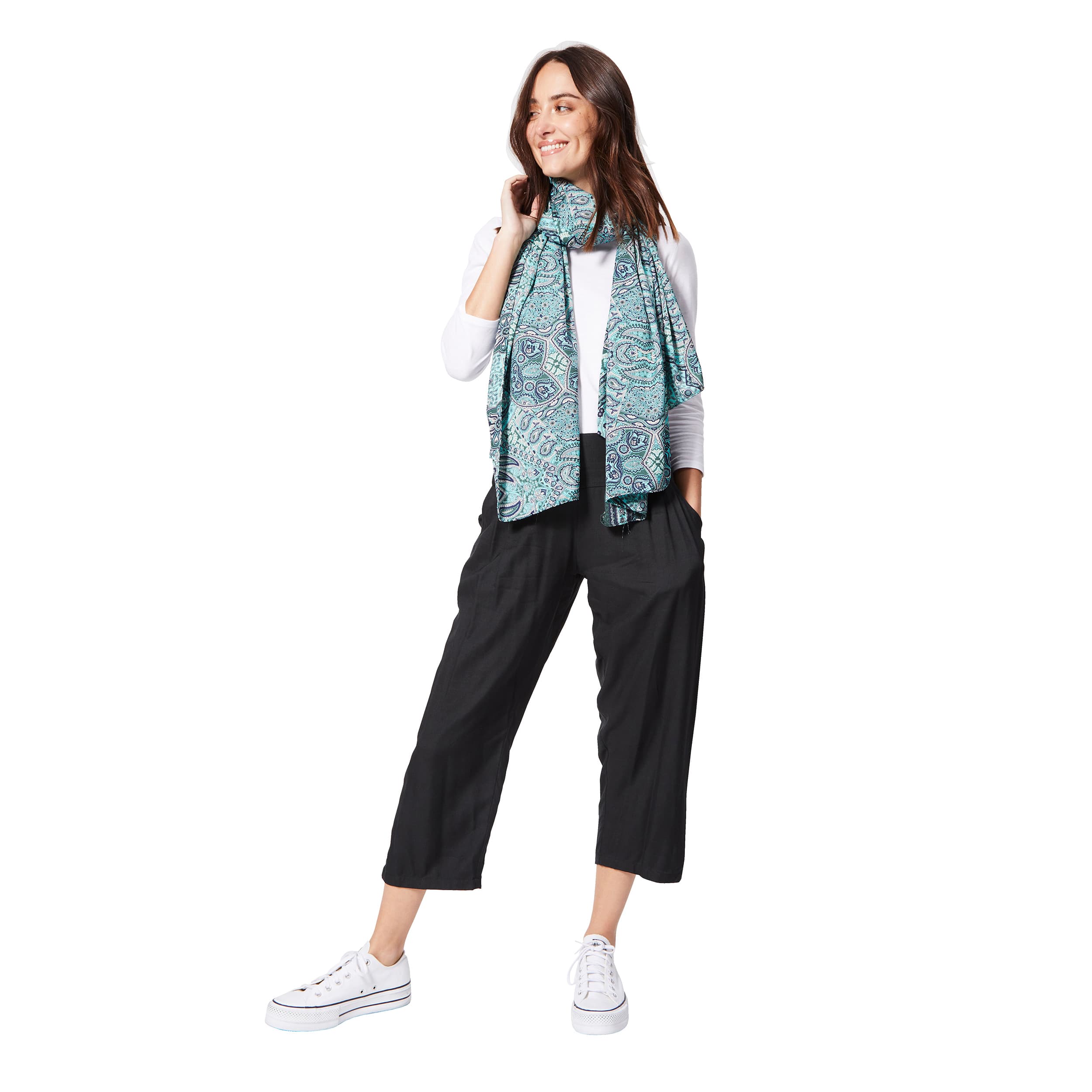 Foulard été Tatiana - 100% polyester - Akoustik Online