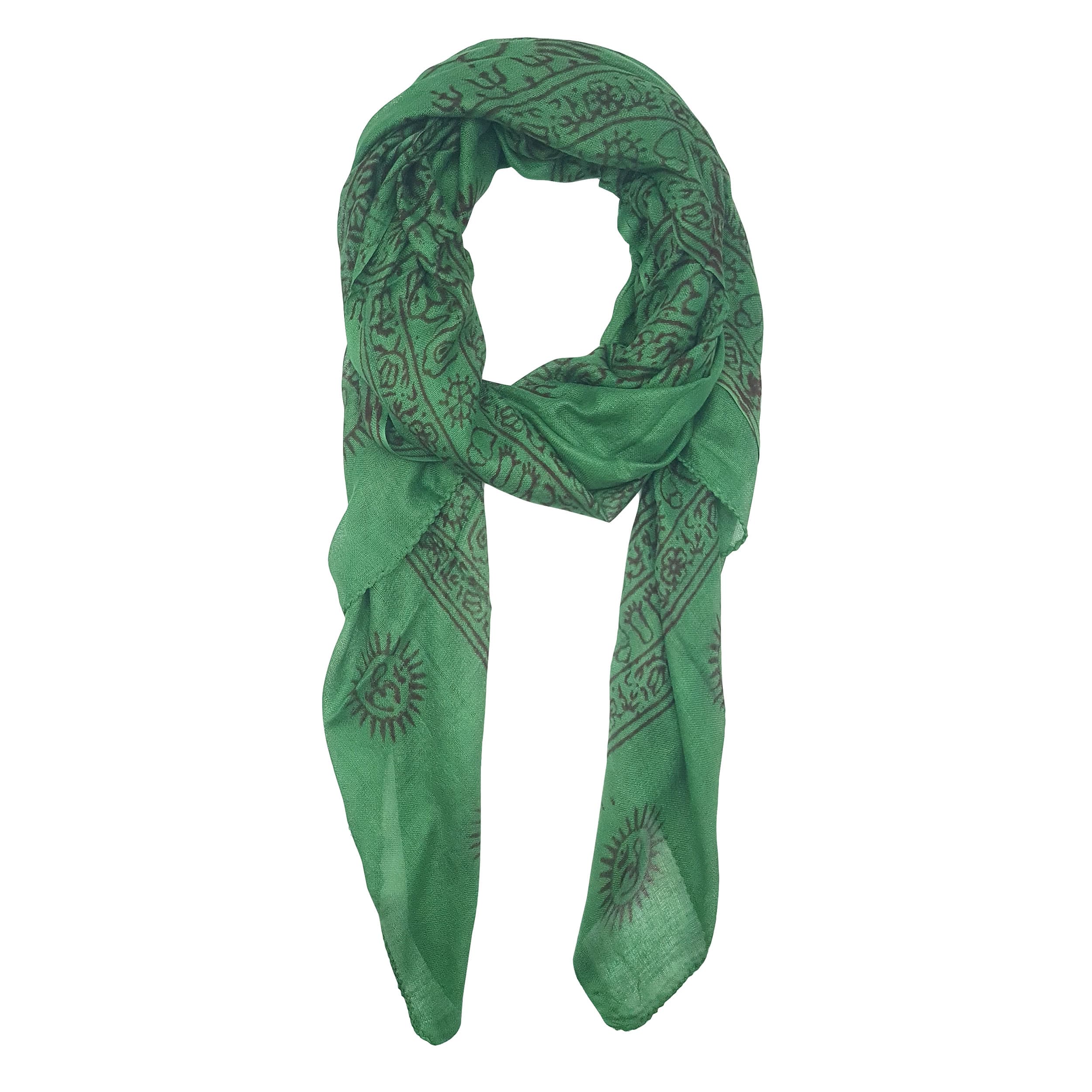 Foulard yoga om 100% viscose origine inde