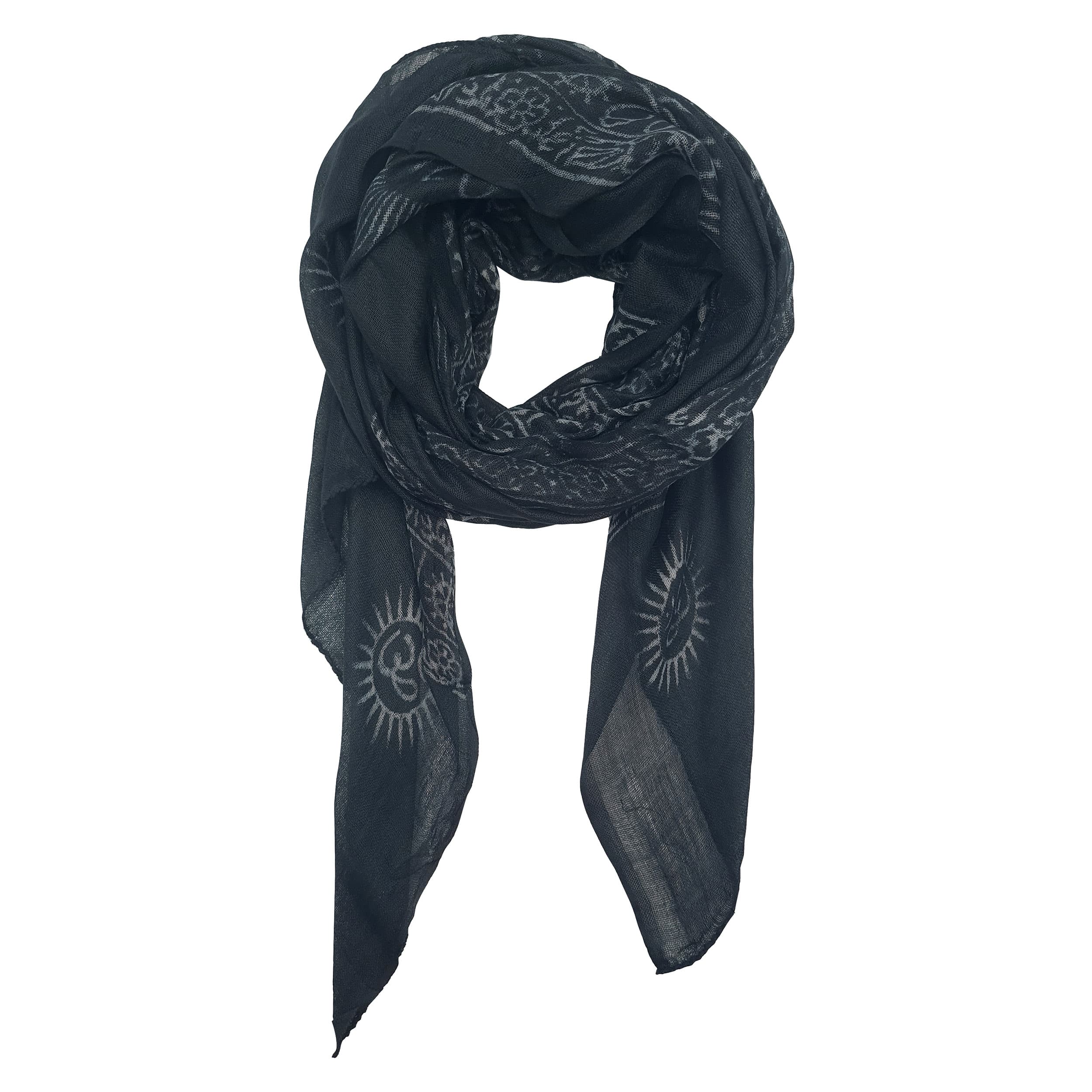 Foulard yoga om 100% viscose origine inde