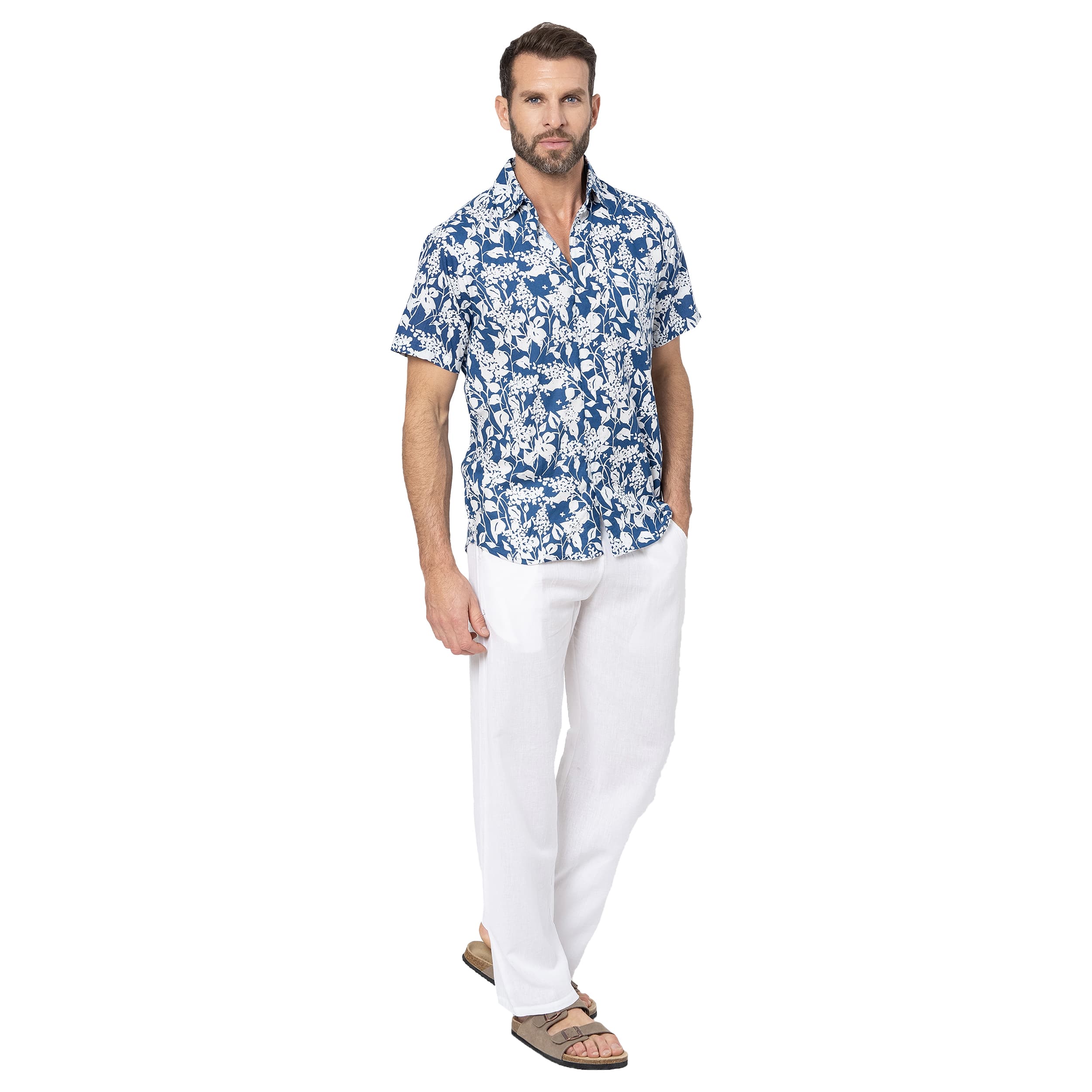 Chemise été manches courtes Mika - 100% coton - Akoustik Online
