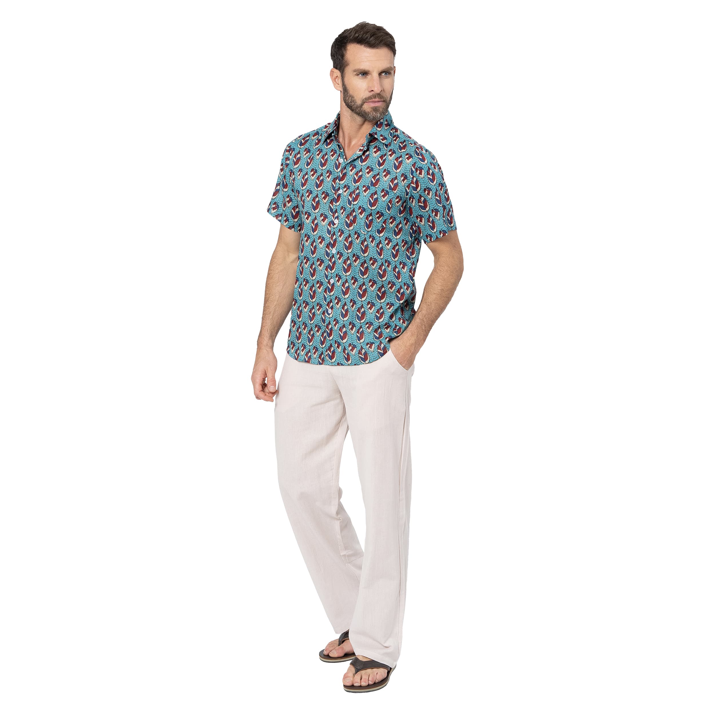 Chemise été manches courtes Krisztián - Akoustik Online