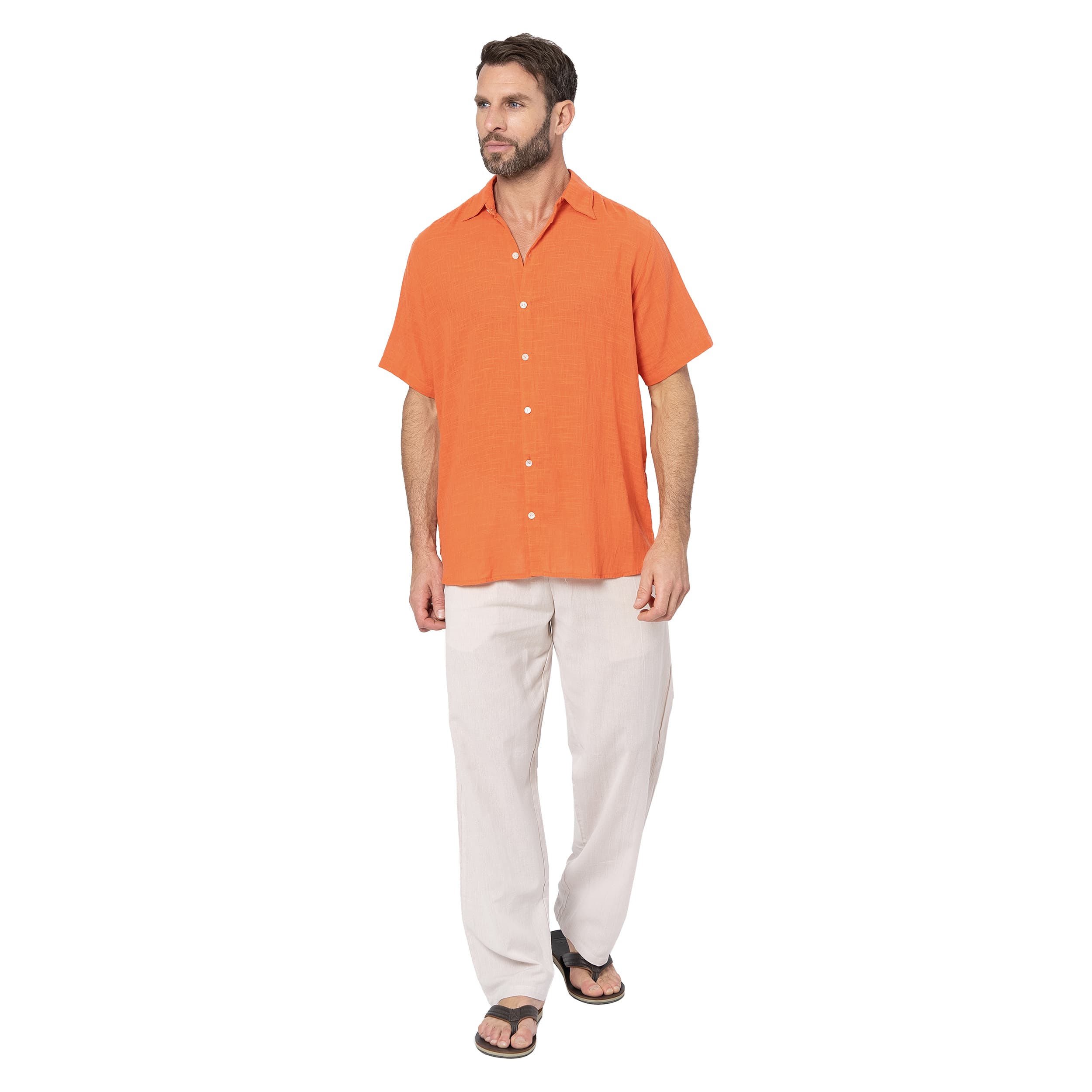 Chemise été manches courtes Gauri - 100% coton - Akoustik Online