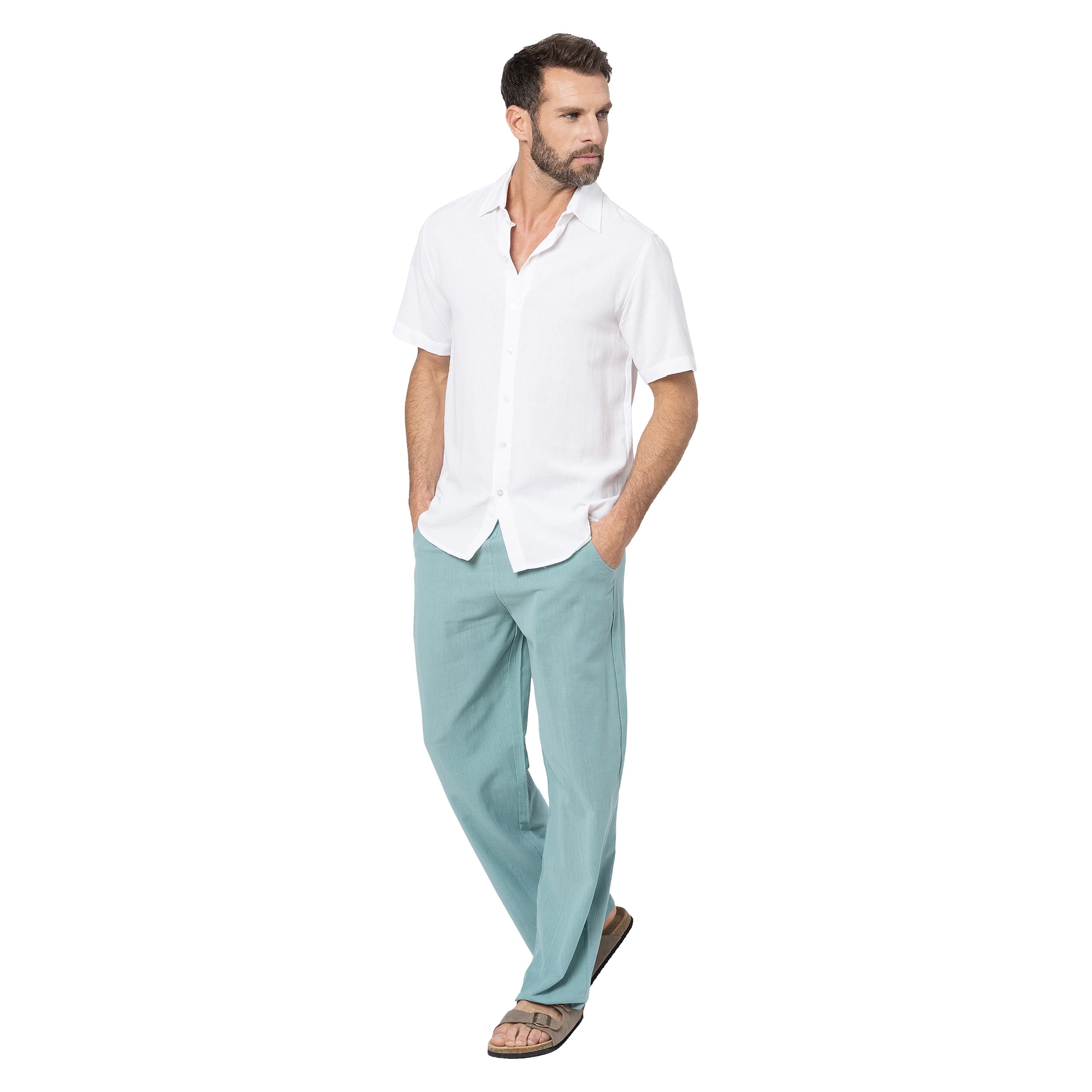 Chemise été manches courtes Brianne - blanc - Akoustik Online