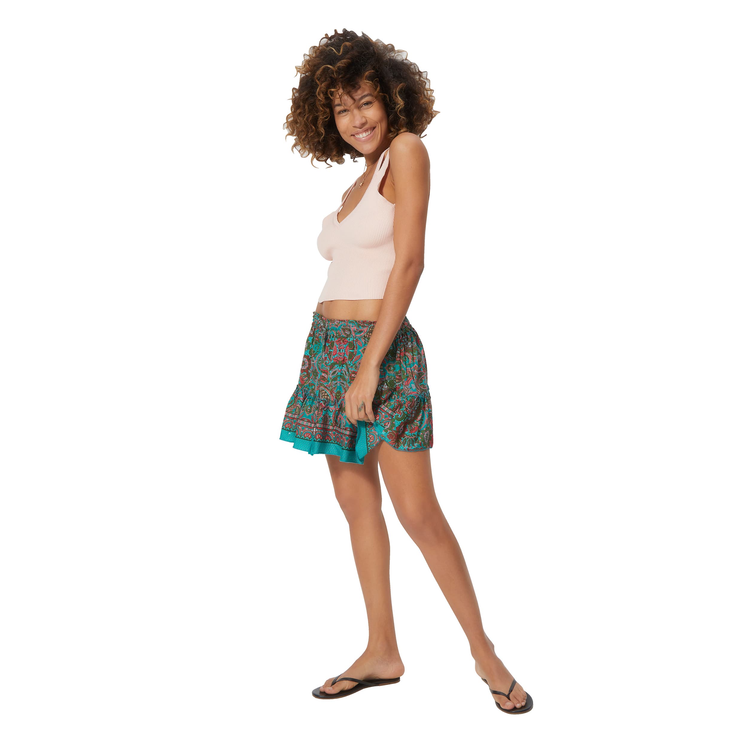 Jupe été courte Jerome - 100% polyester - Akoustik Online