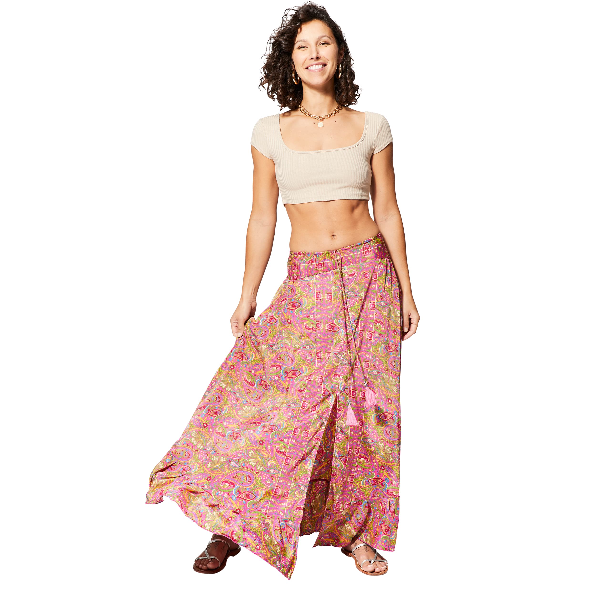 Jupe été longue Jaromir - 100% polyester - Akoustik Online