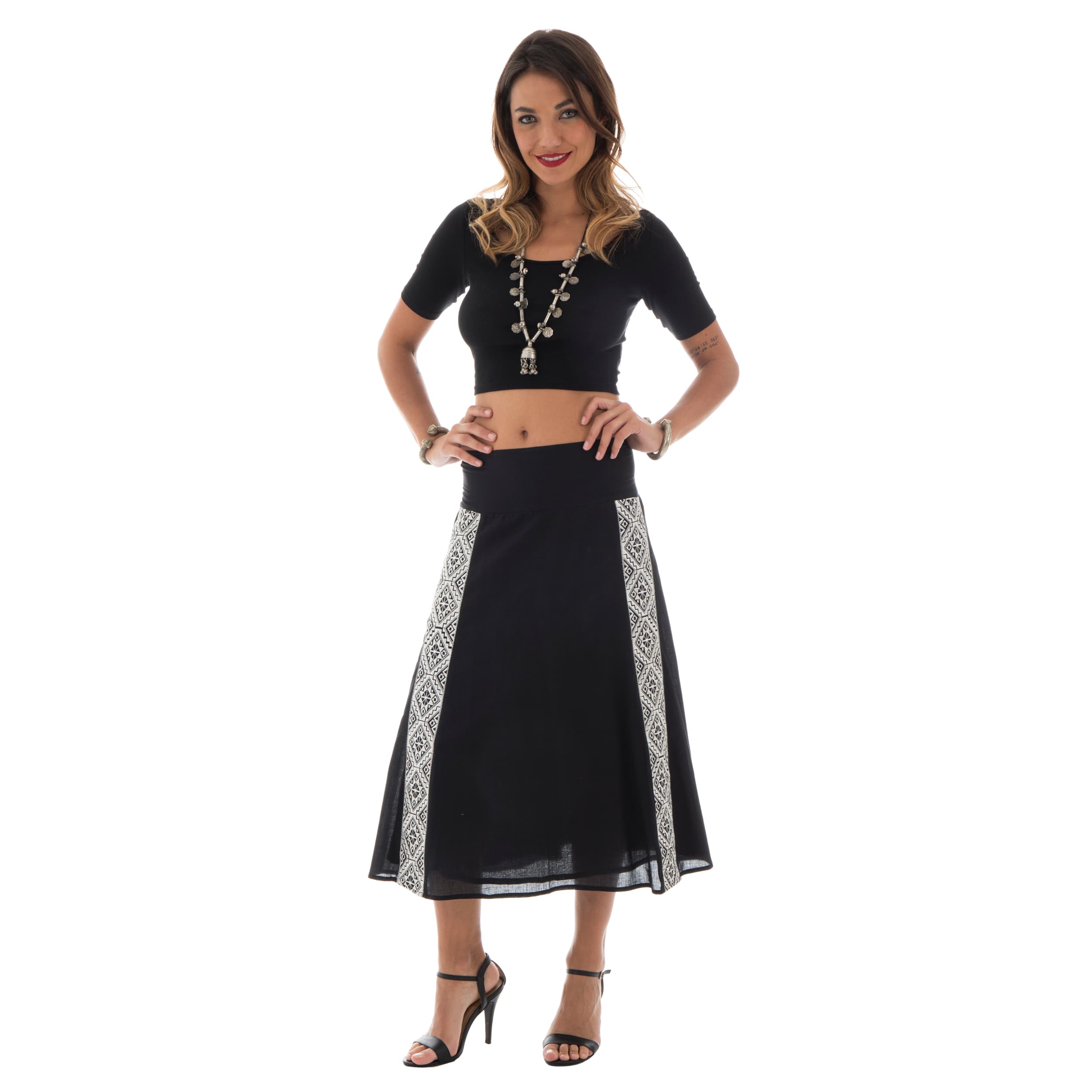Jupe été Nuo - noir, blanc - Petit Prix ! - Akoustik Online