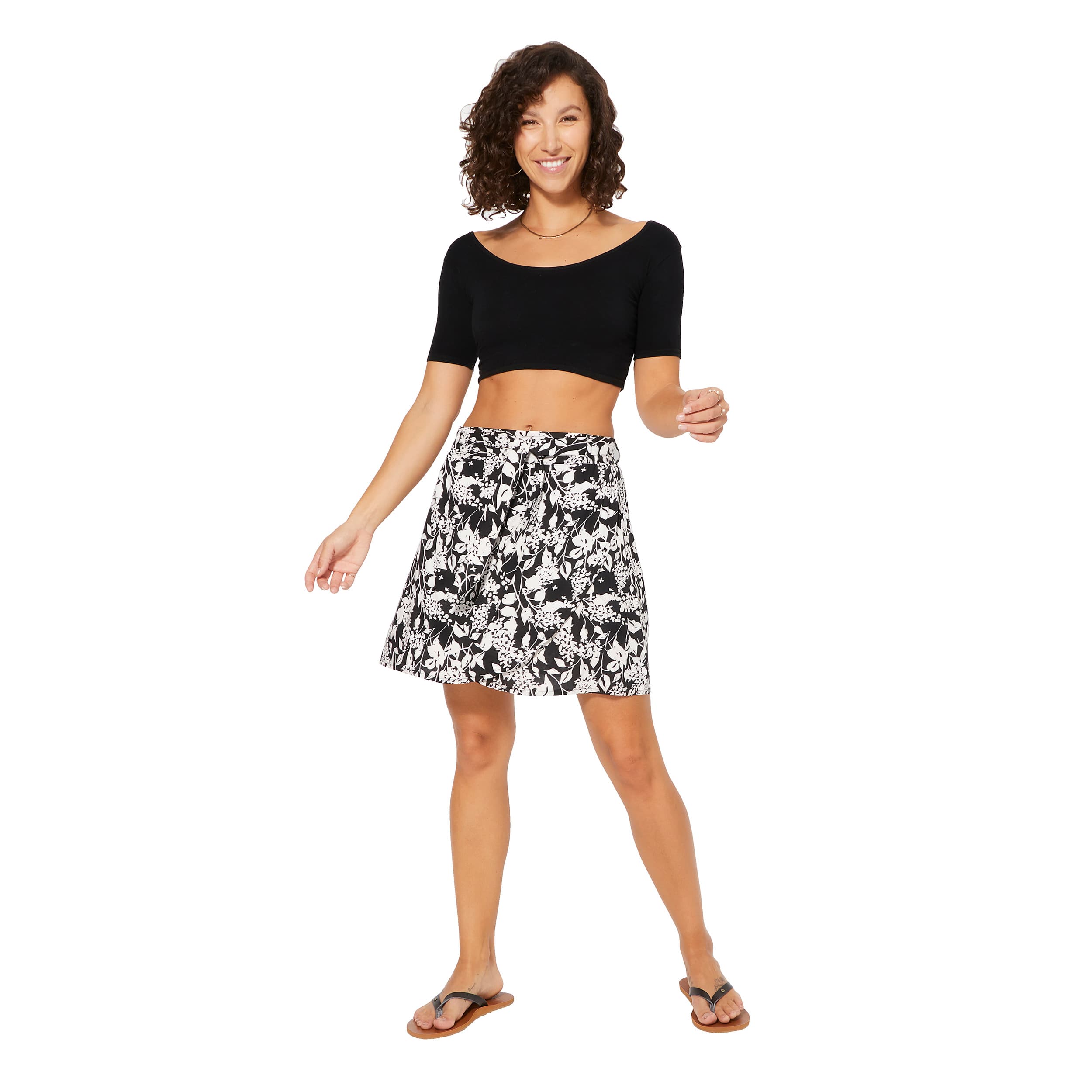 Jupe été courte Alastair - 100% viscose - Akoustik Online