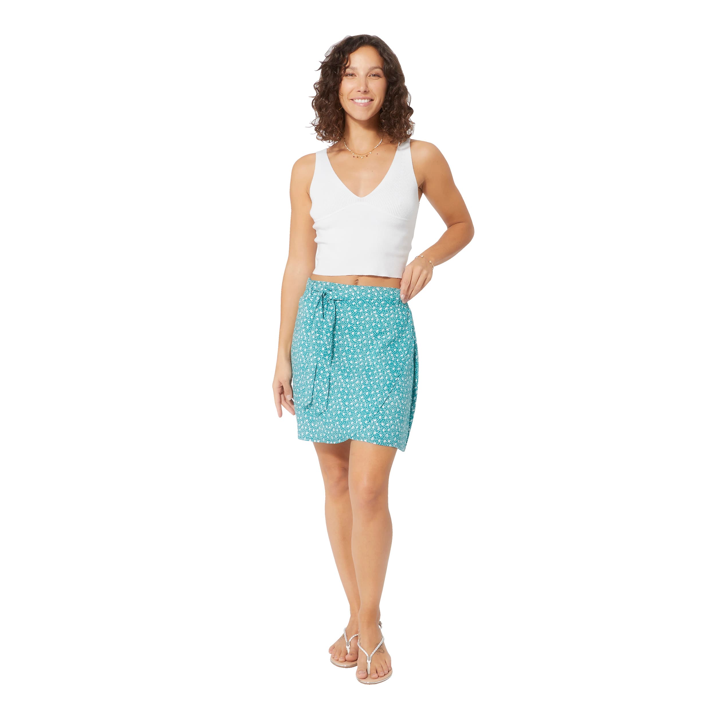 Jupe été courte Alastríona - 100% viscose - Akoustik Online