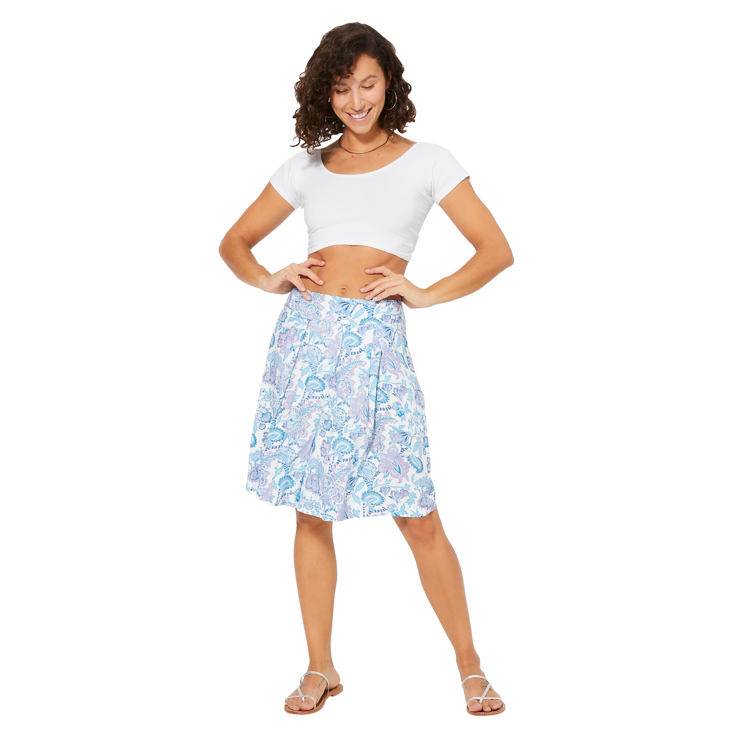 Jupe été courte Prakash - 100% viscose - Akoustik Online
