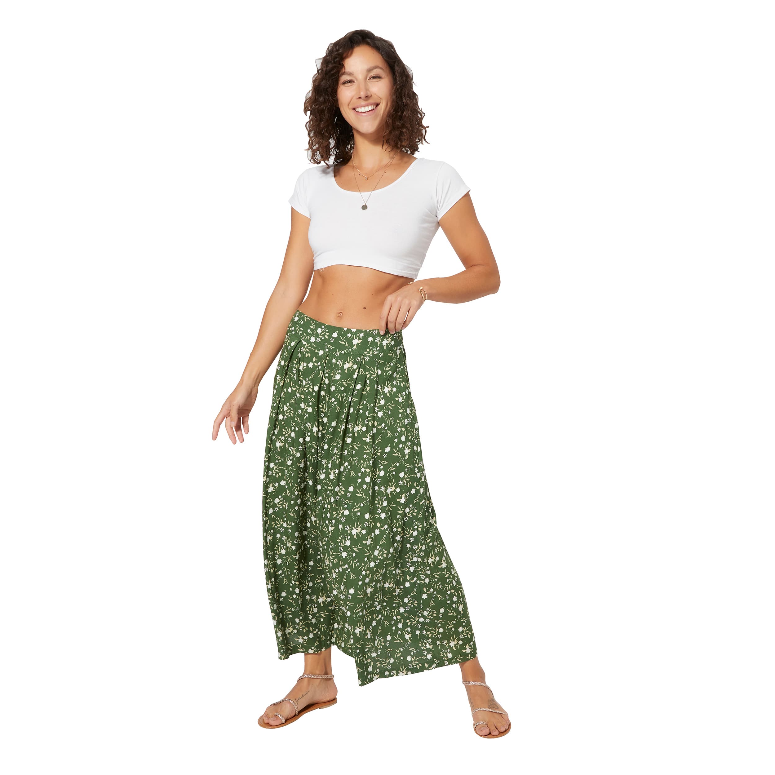 Jupe été longue Albertina - 100% viscose - Akoustik Online