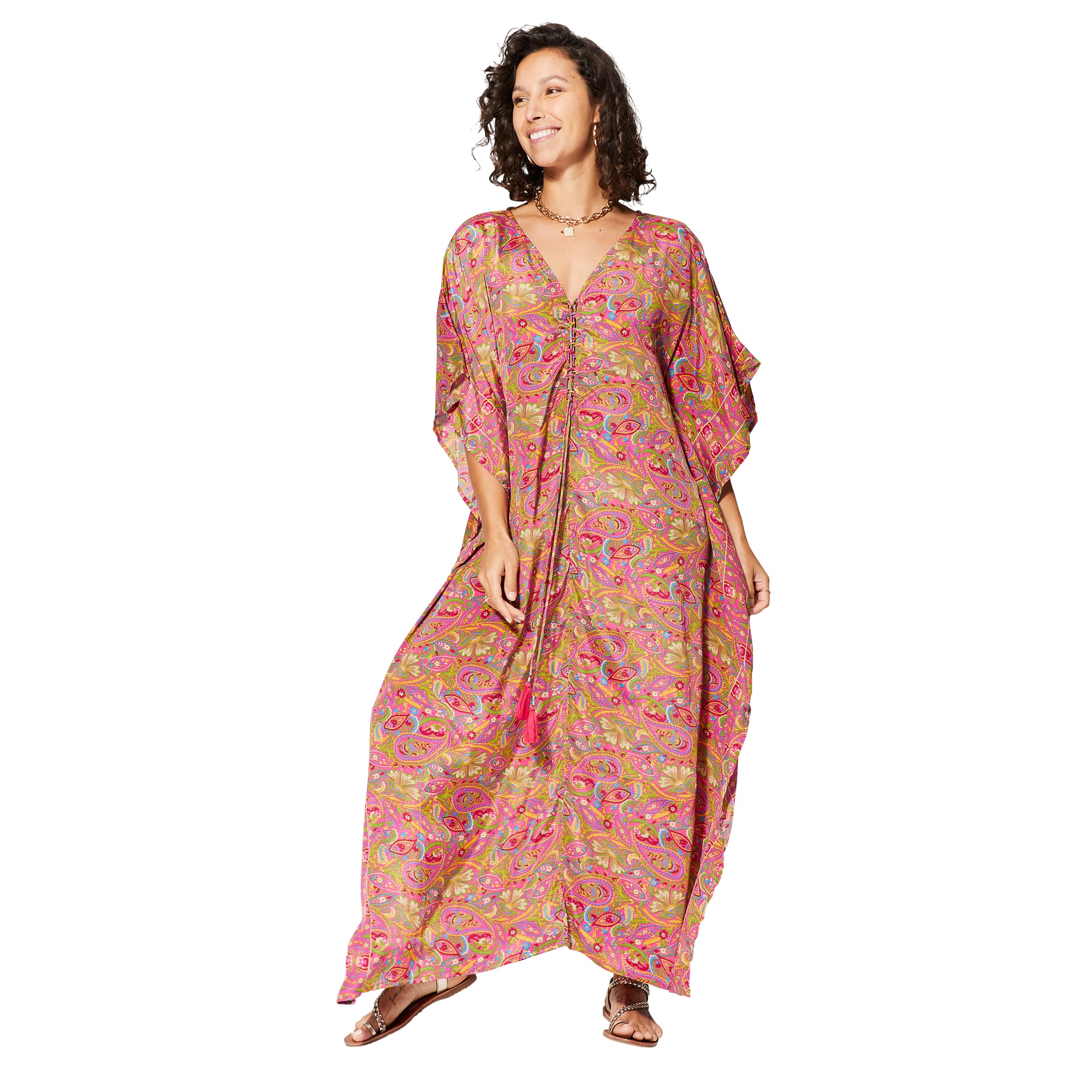 Kaftan été long manches 3/4 Faramond - Akoustik Online