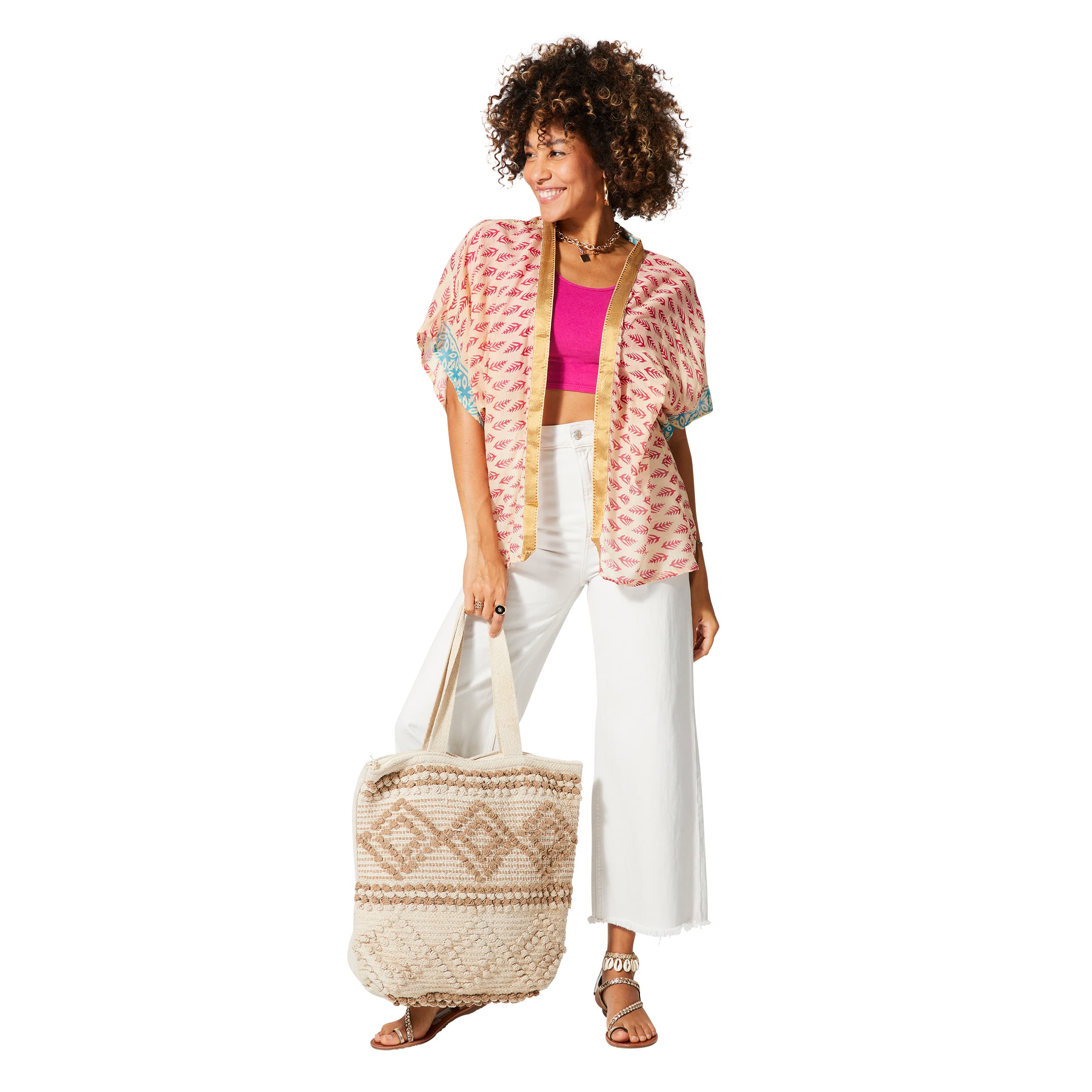 Kimono été court manches courtes Róisín - 100% coton - Akoustik Online