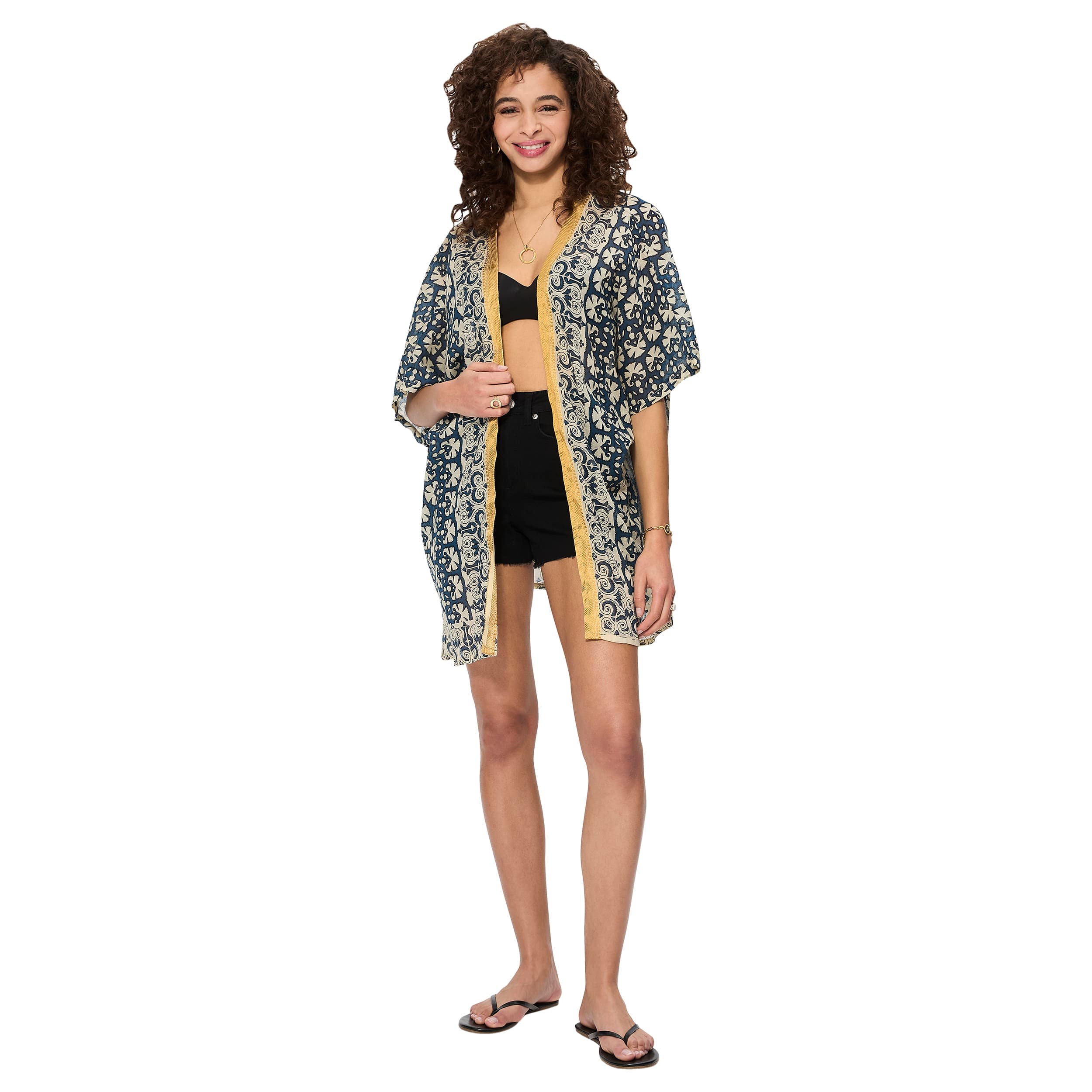 Kimono été mi-long manches courtes Ichabod - Akoustik Online