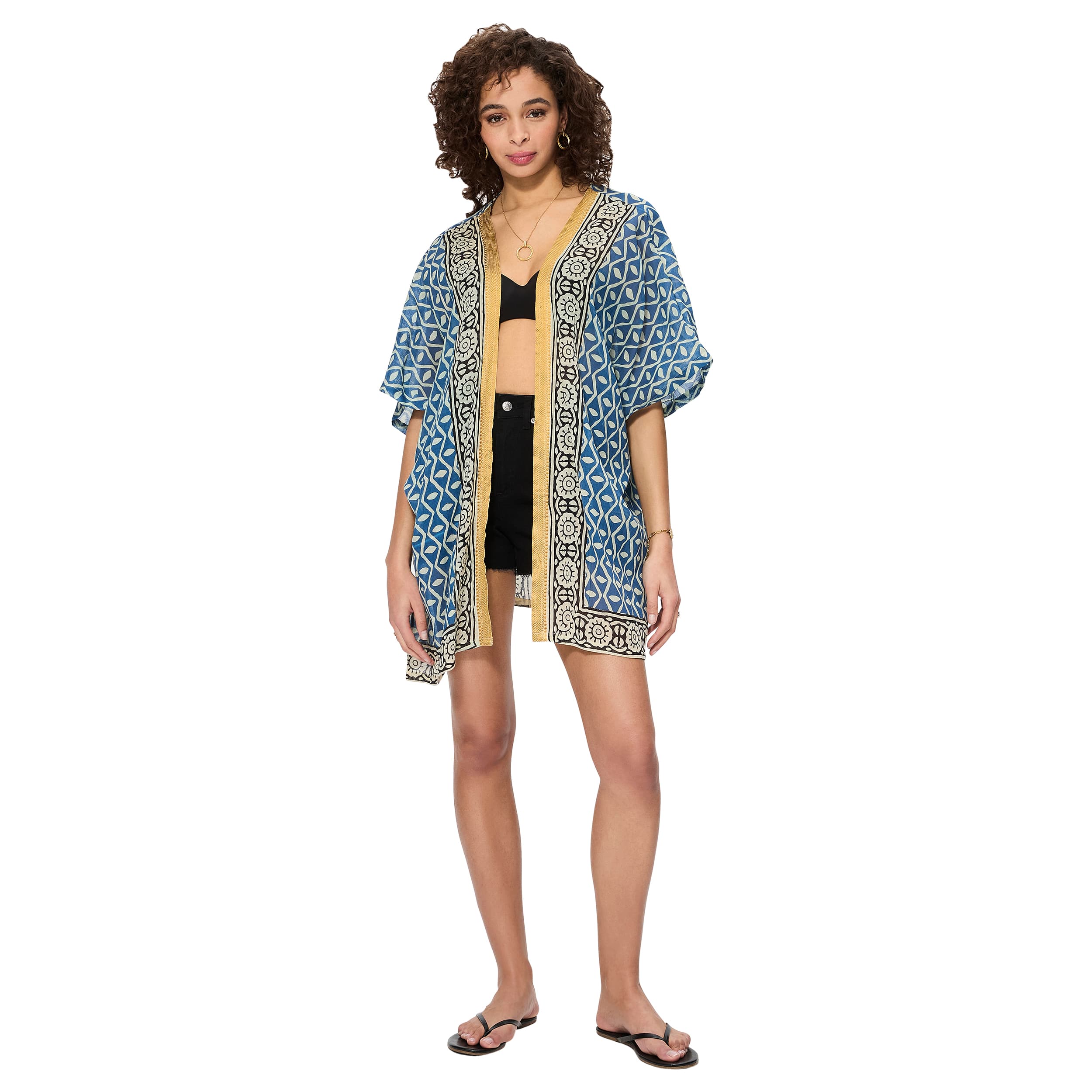 Kimono été mi-long manches courtes Glendower - Akoustik Online