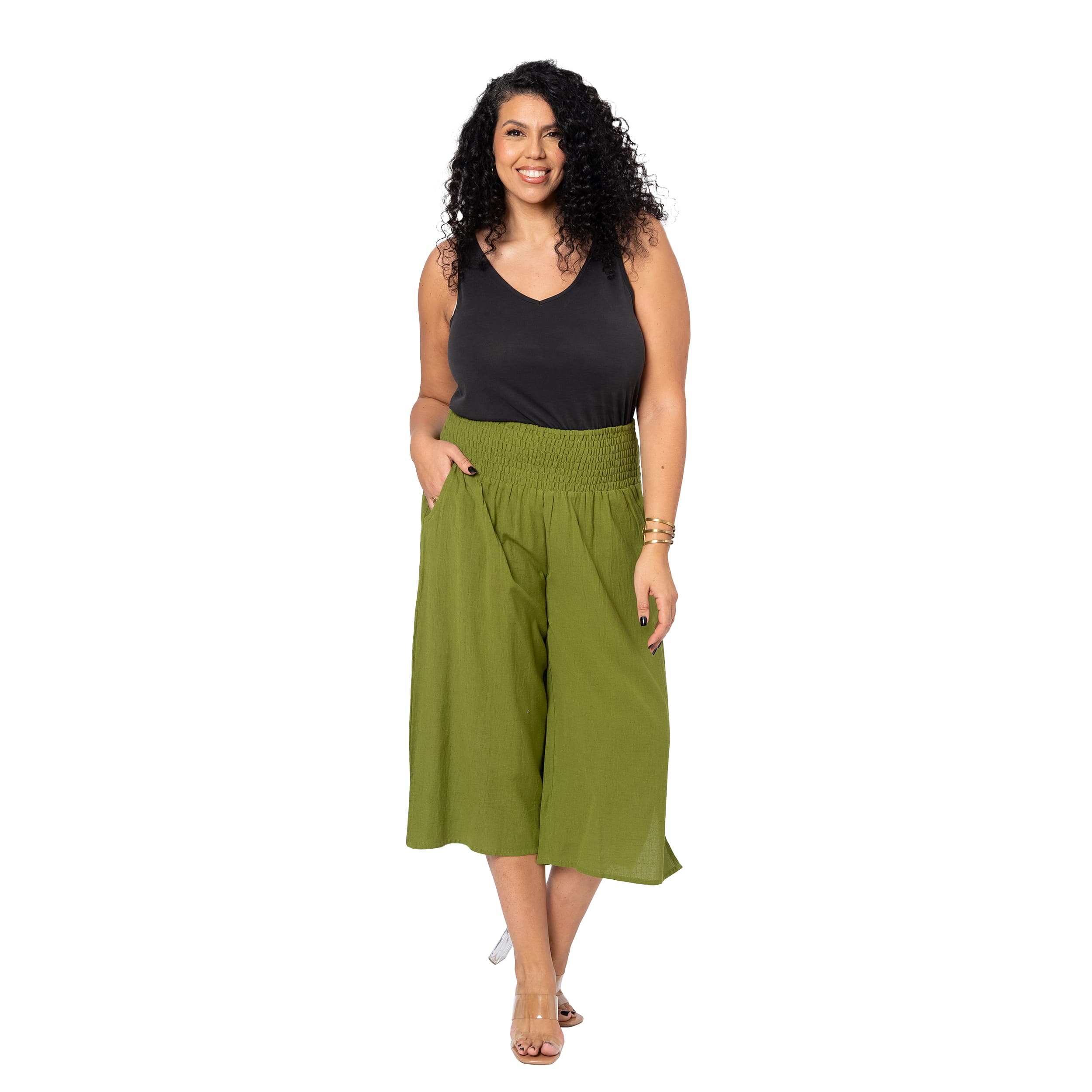 Pantalon été court Graham - 70% coton - 30% lin - Akoustik Online