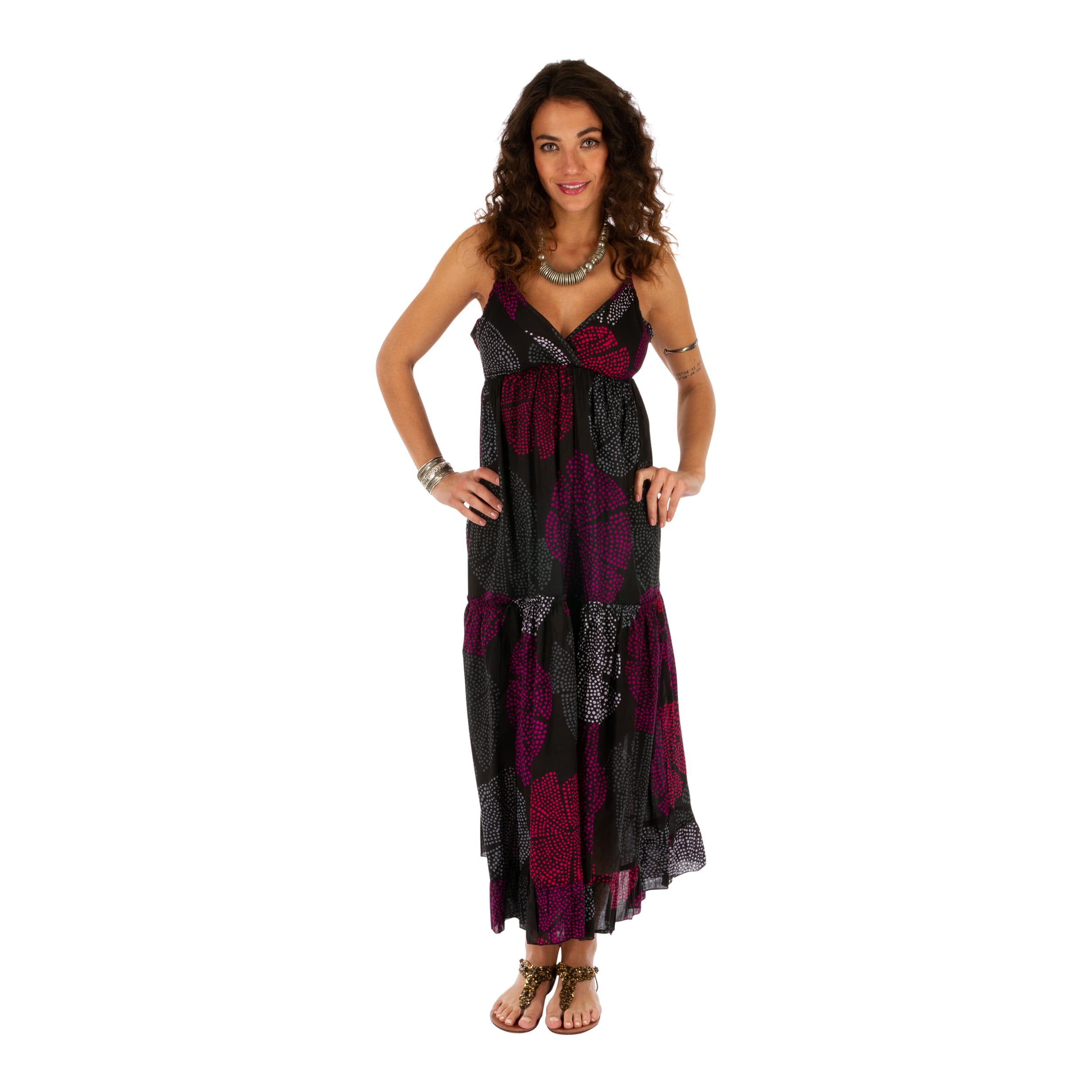 Robe été Rupert - noir, gris, rose - Petit Prix ! - Akoustik Online